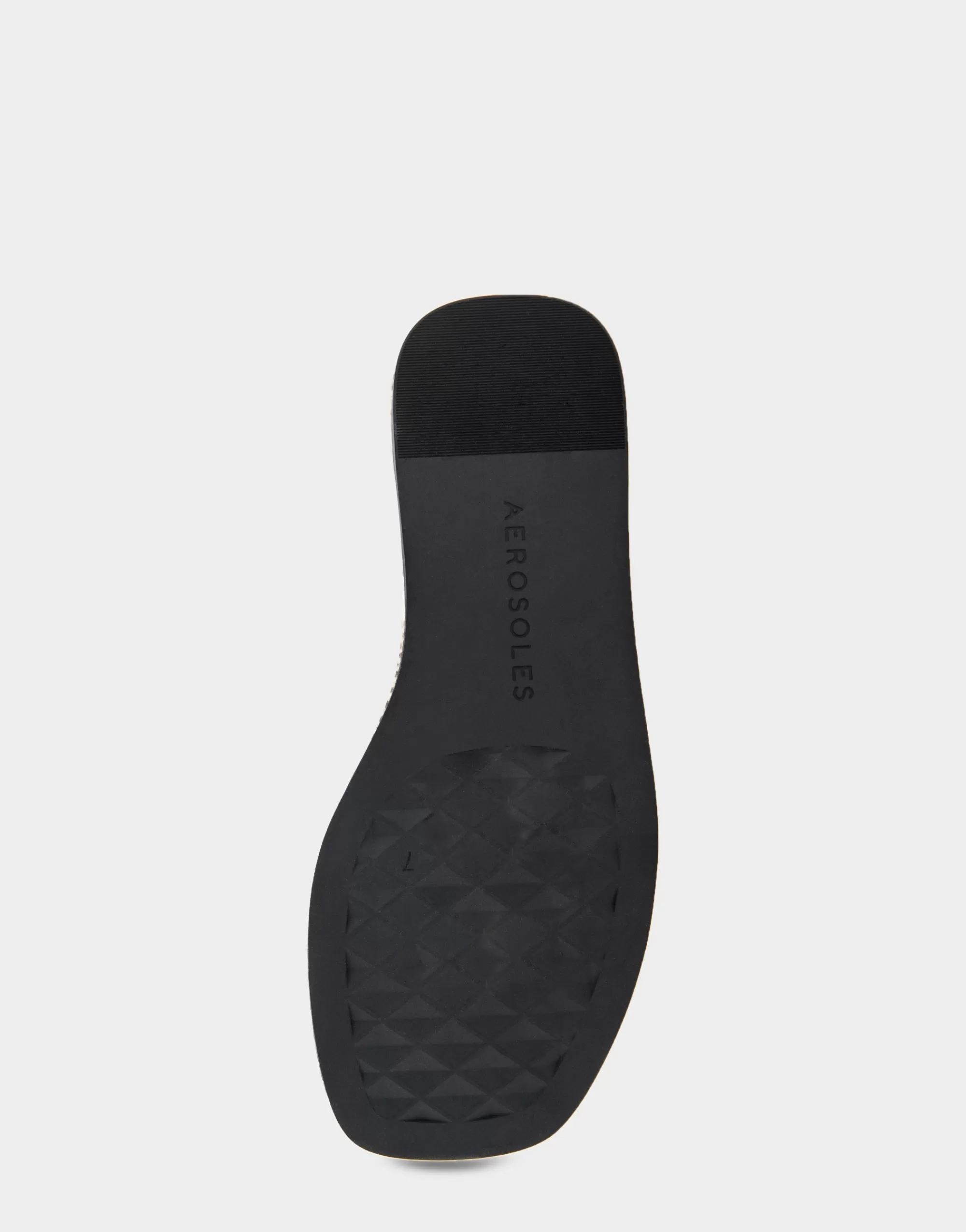 Aerosoles Flats*Comfortable Women's Adjustable Quarter Strap Sandal in Black Leather