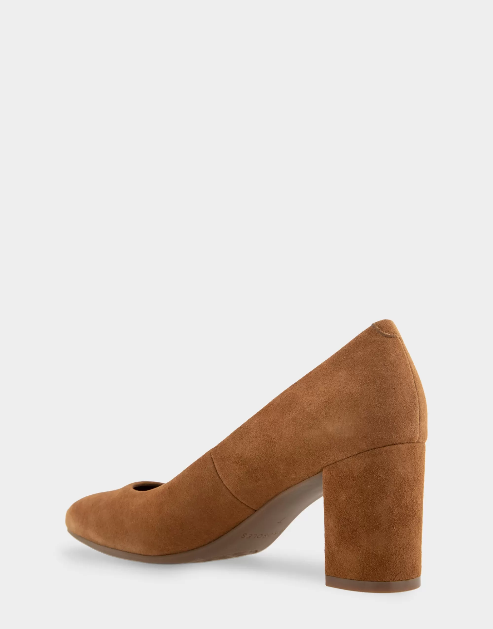 Aerosoles Pumps*Comfortable Women's Almond Toe Pump in Tobacco Suede