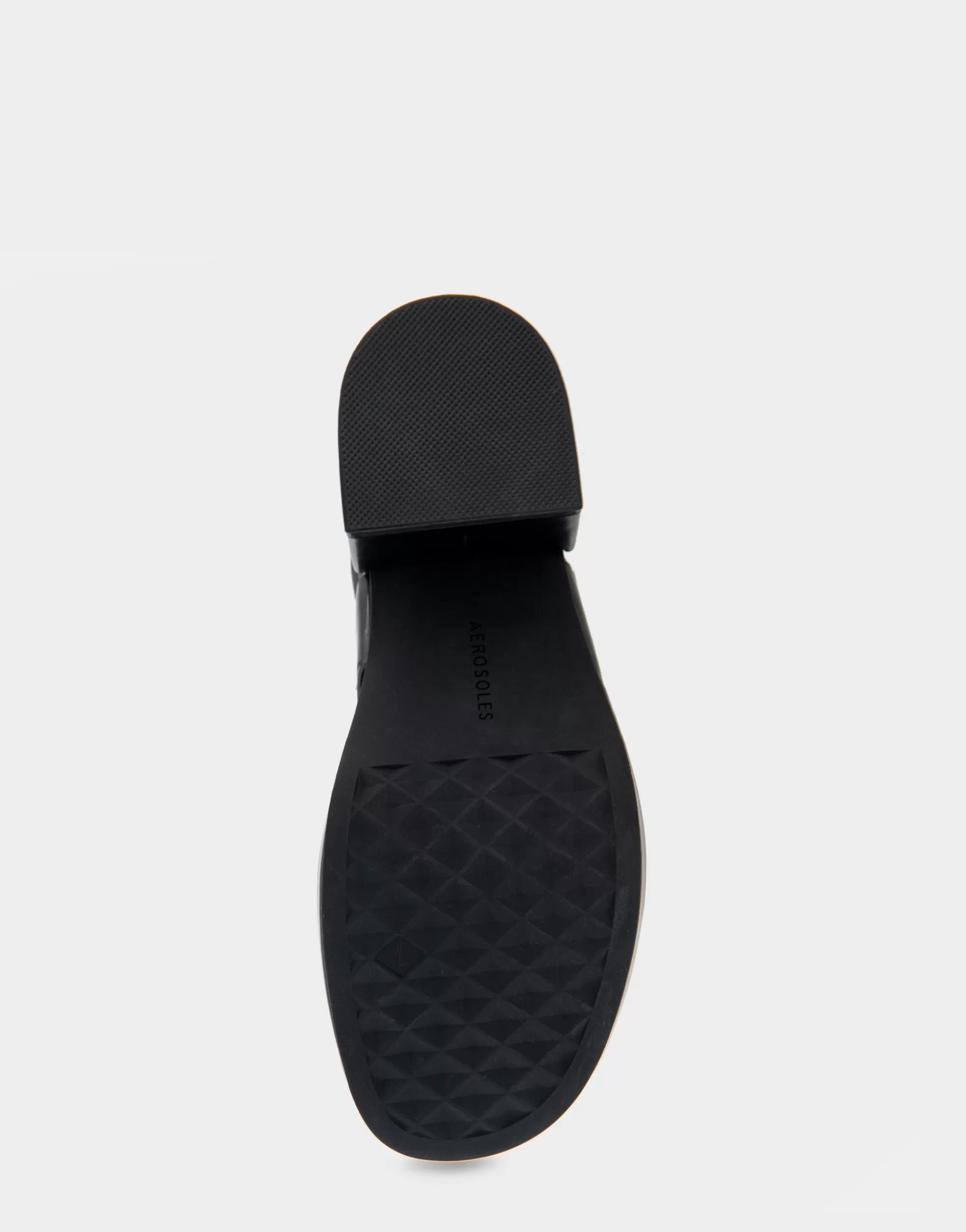 Aerosoles Platforms | Platforms*Comfortable Women's Asymmetrical Molded Footbed Platform Sandal in Black Leather