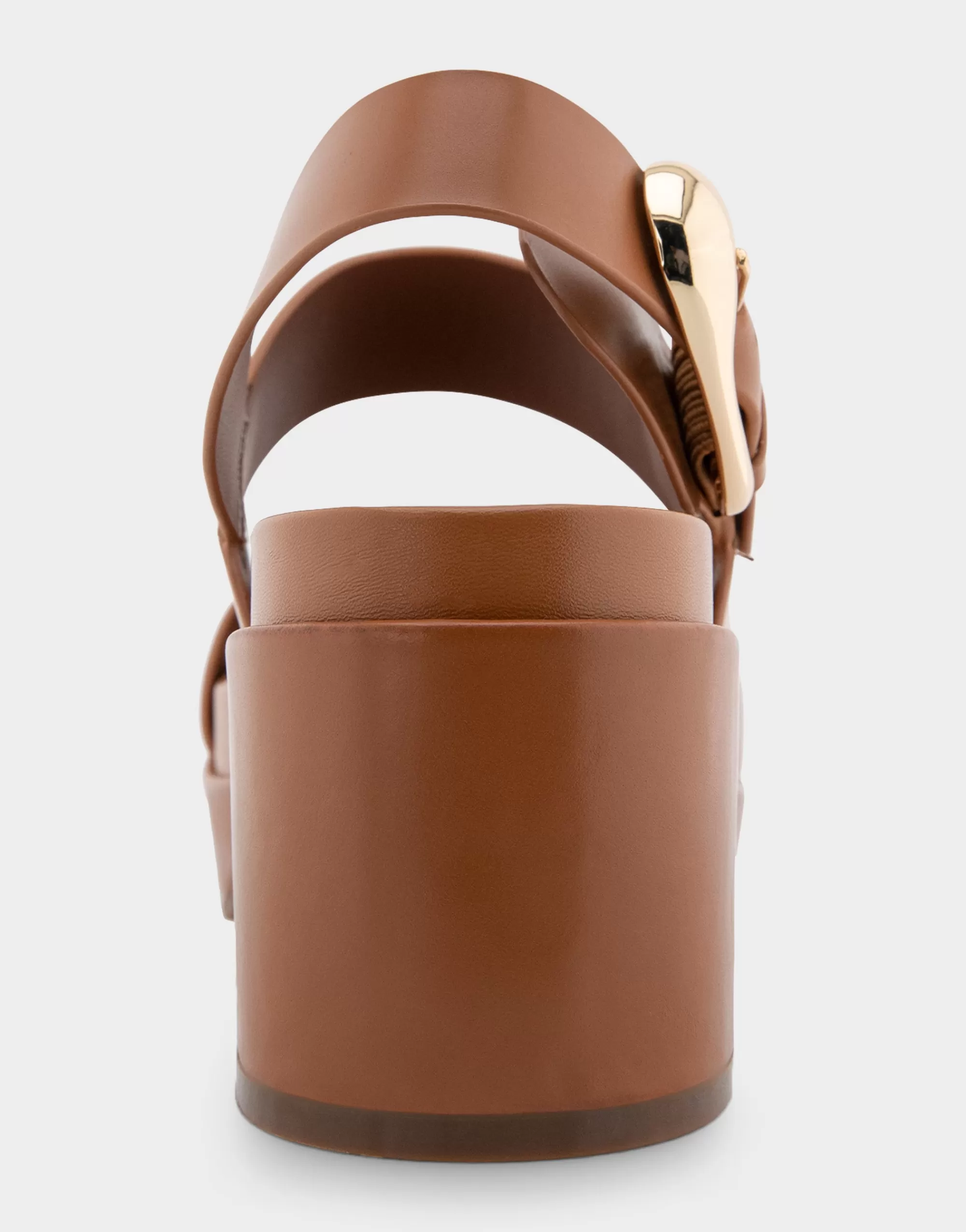 Aerosoles Platforms | Platforms*Comfortable Women's Asymmetrical Molded Footbed Platform Sandal in Tan Leather