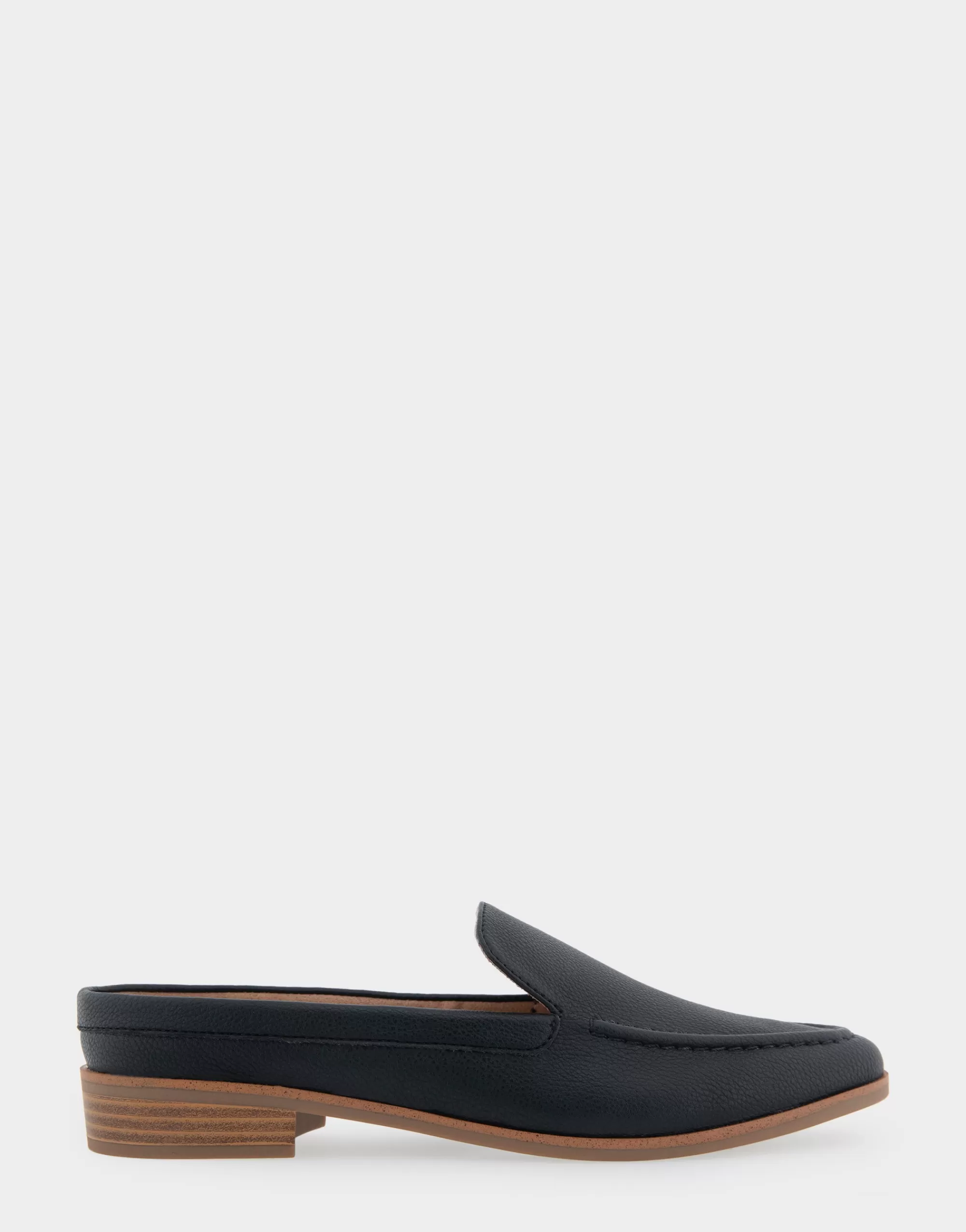 Aerosoles Loafers*Comfortable Women's Backless Slip On Loafer in Black Faux Leather