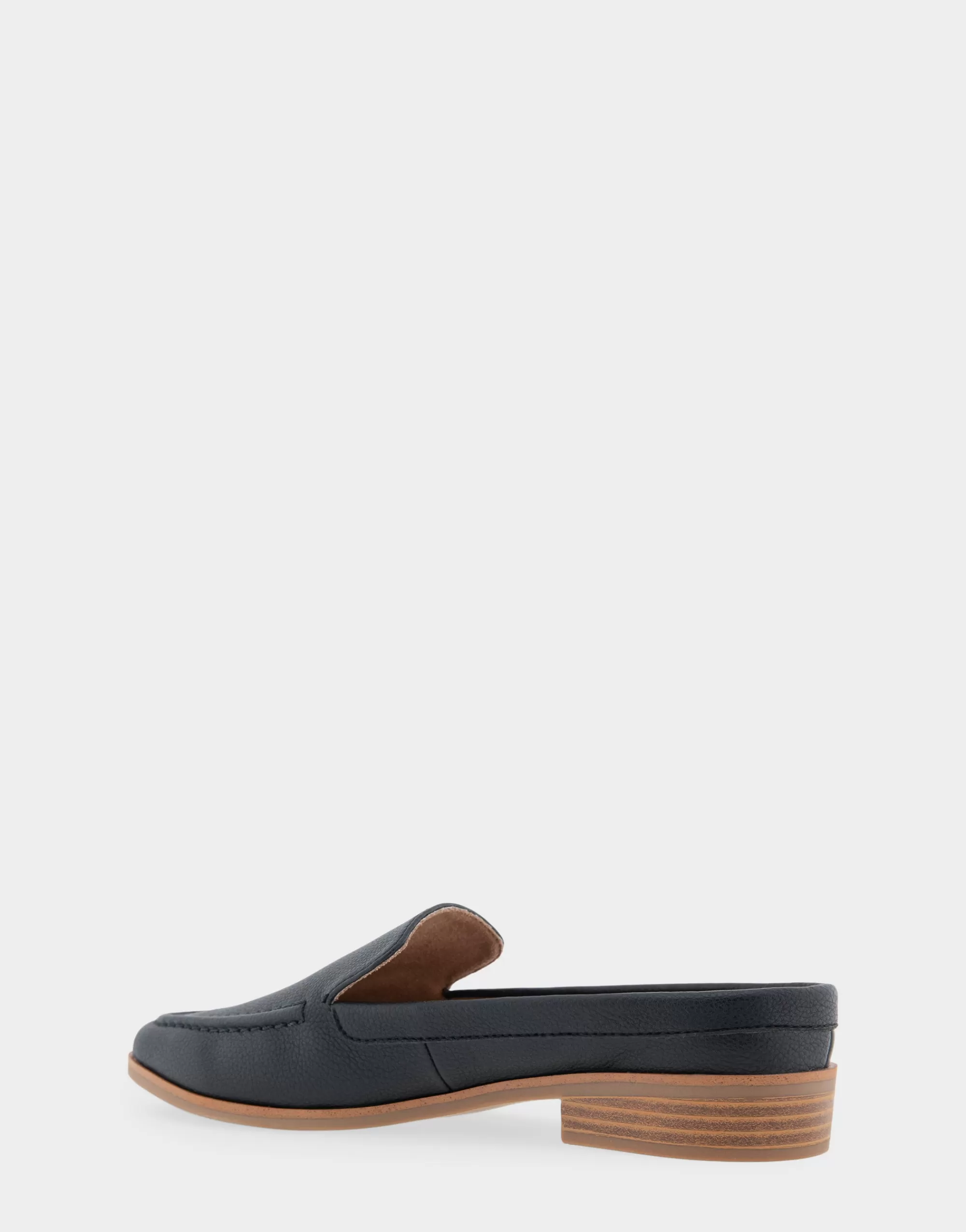 Aerosoles Loafers*Comfortable Women's Backless Slip On Loafer in Black Faux Leather