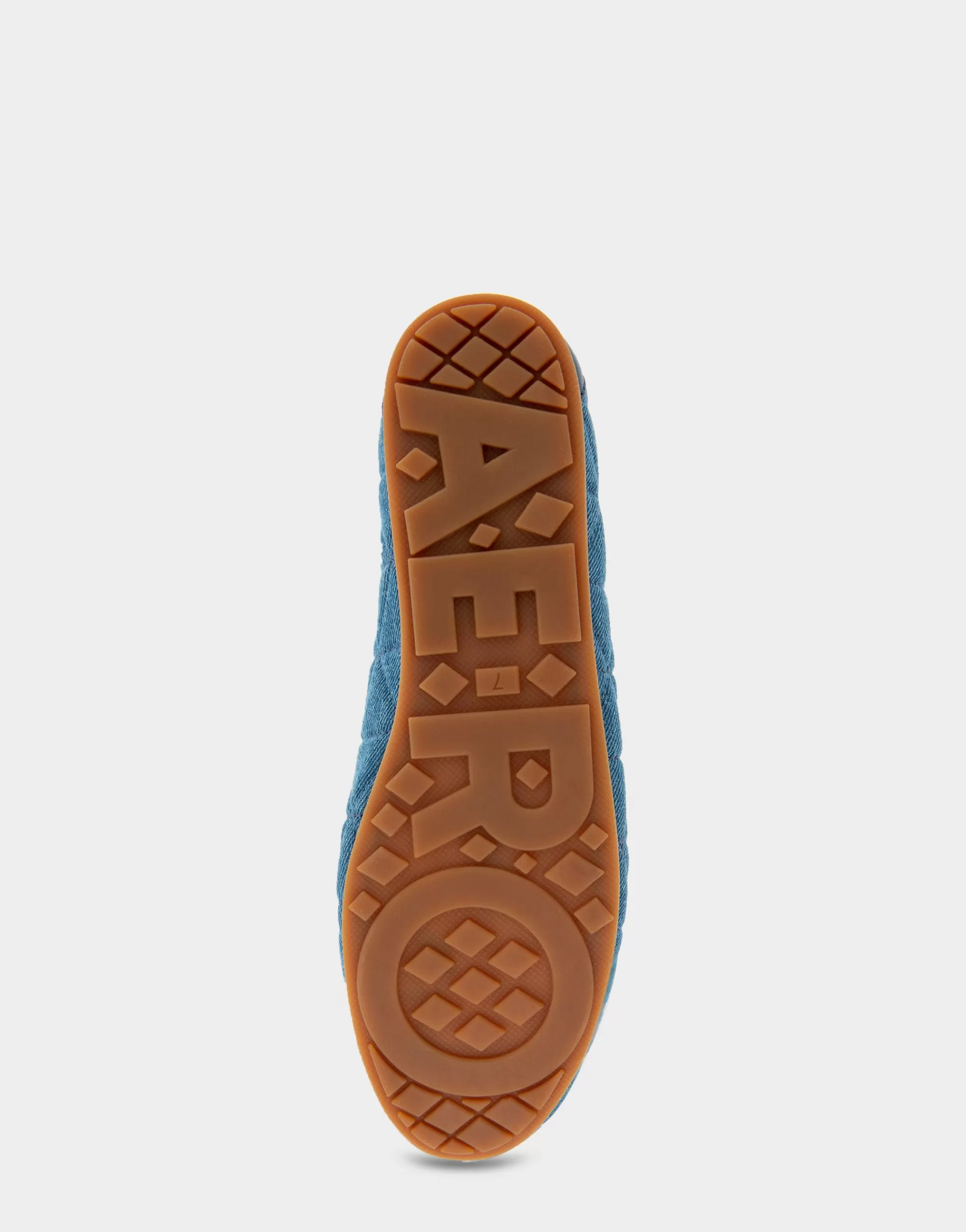 Aerosoles Wide Width Flats | Dress*Comfortable Women's Ballet Flat in Denim Quilted Fabric Quilted Denim Fabric