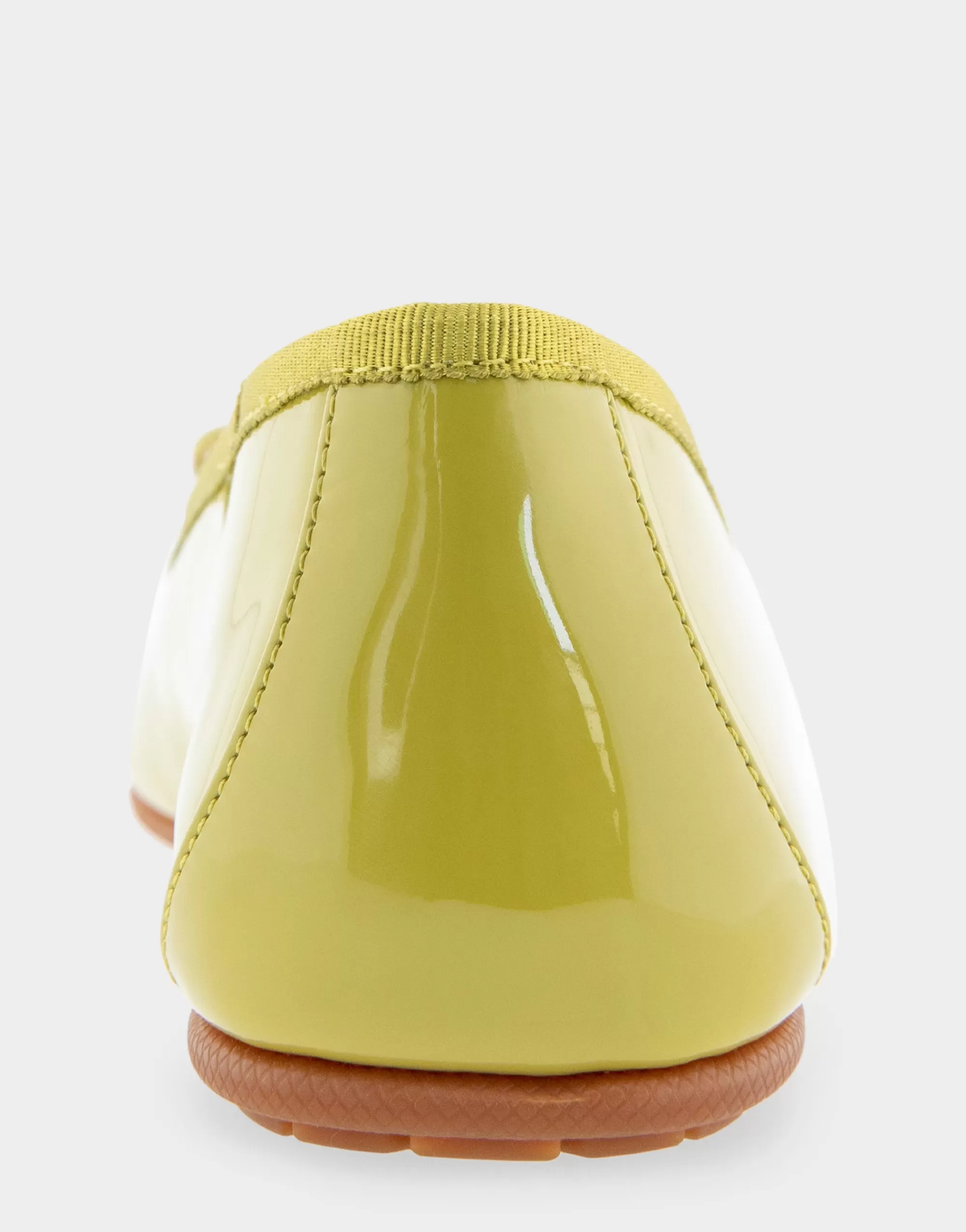 Aerosoles Wide Width Flats | Dress*Comfortable Women's Ballet Flat in Green Sheen Patent Faux Leather