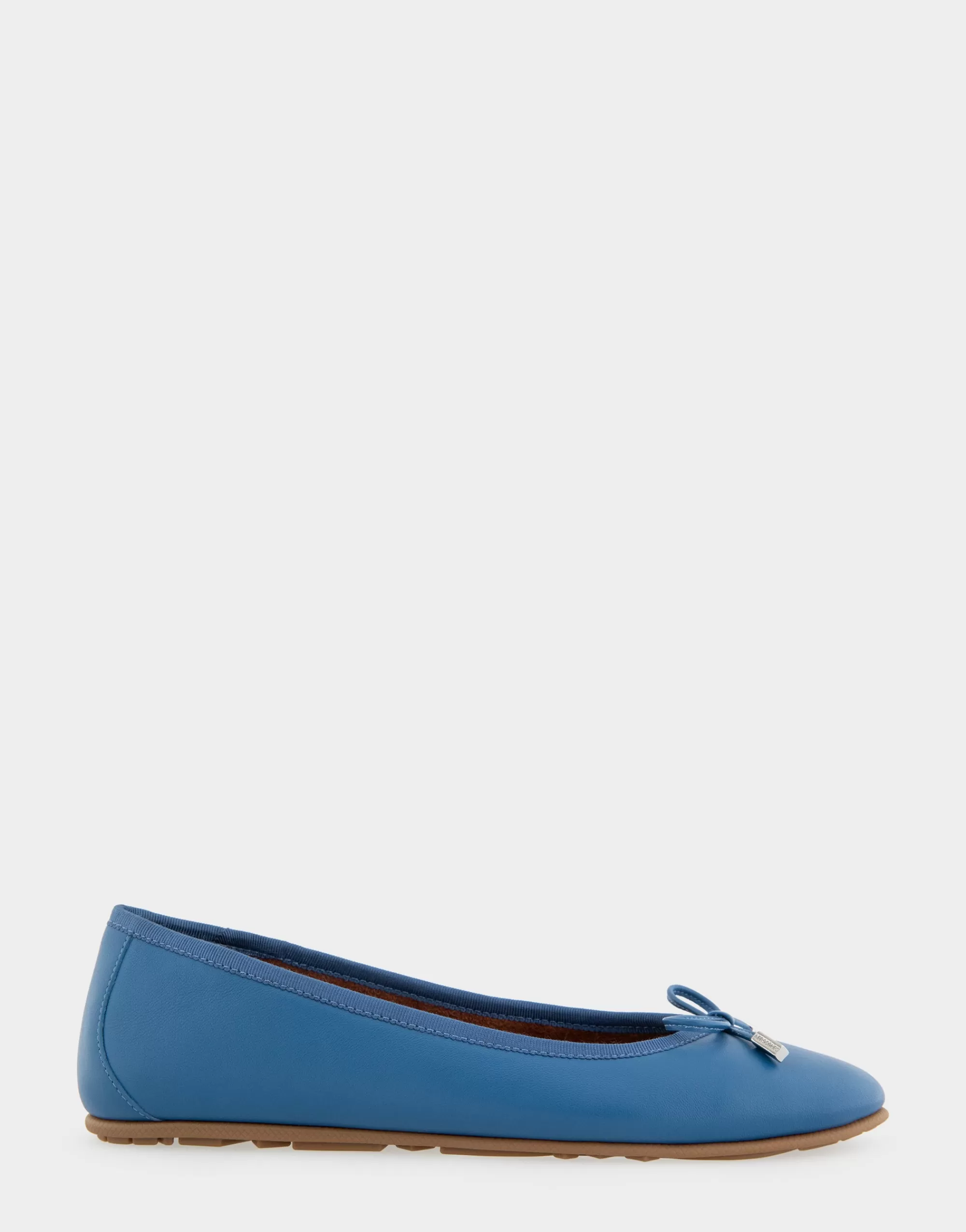 Aerosoles Wide Width Flats | Dress*Comfortable Women's Ballet Flat in Indigo Leather Leather