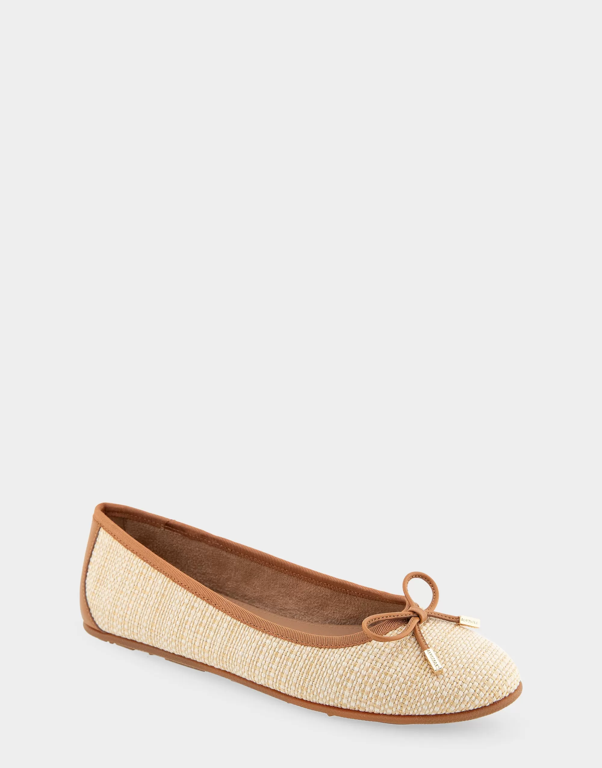 Aerosoles Clogs & Mules | Dress*Comfortable Women's Ballet Flat in Natural Raffia Combo Raffia Fabric