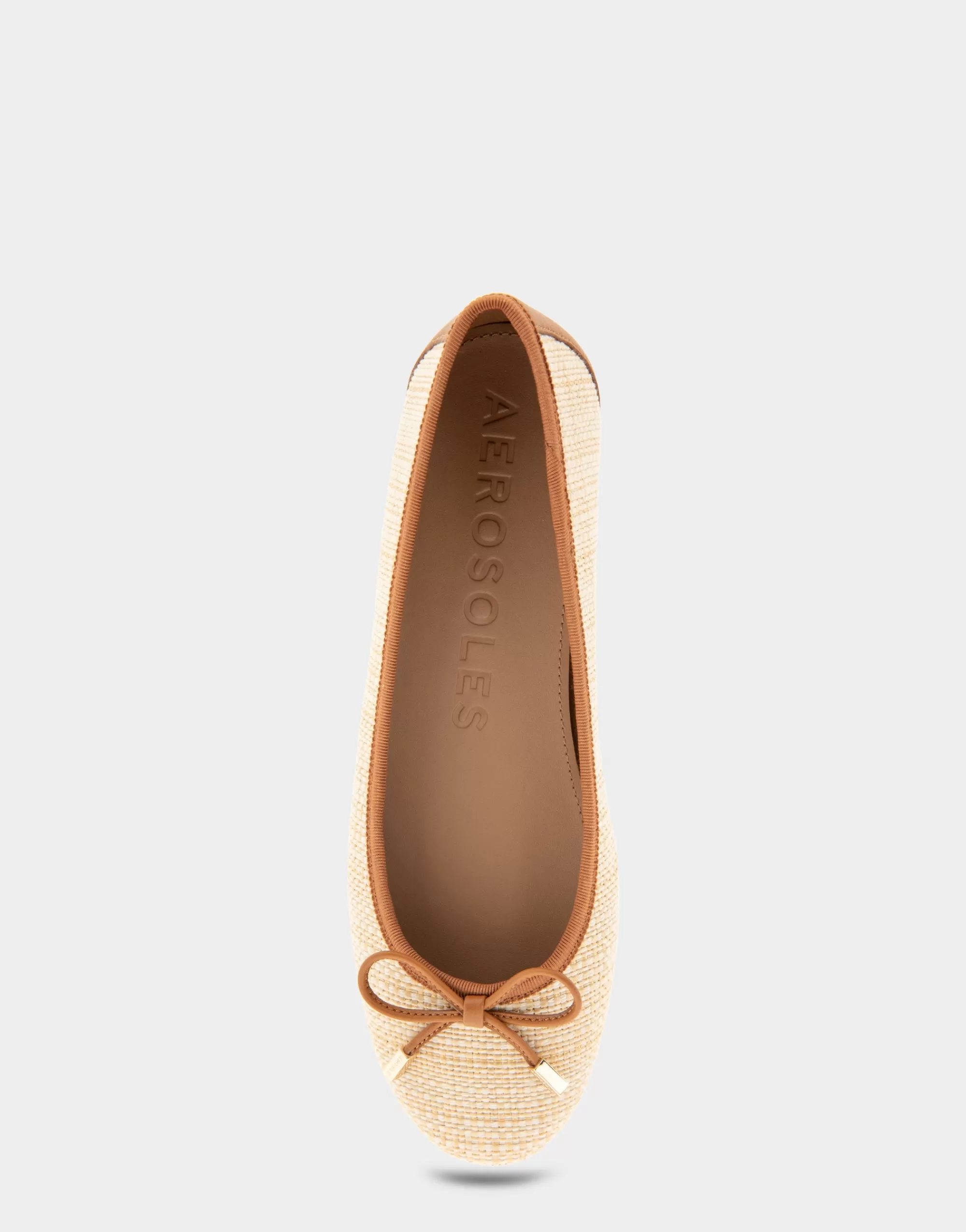 Aerosoles Clogs & Mules | Dress*Comfortable Women's Ballet Flat in Natural Raffia Combo Raffia Fabric