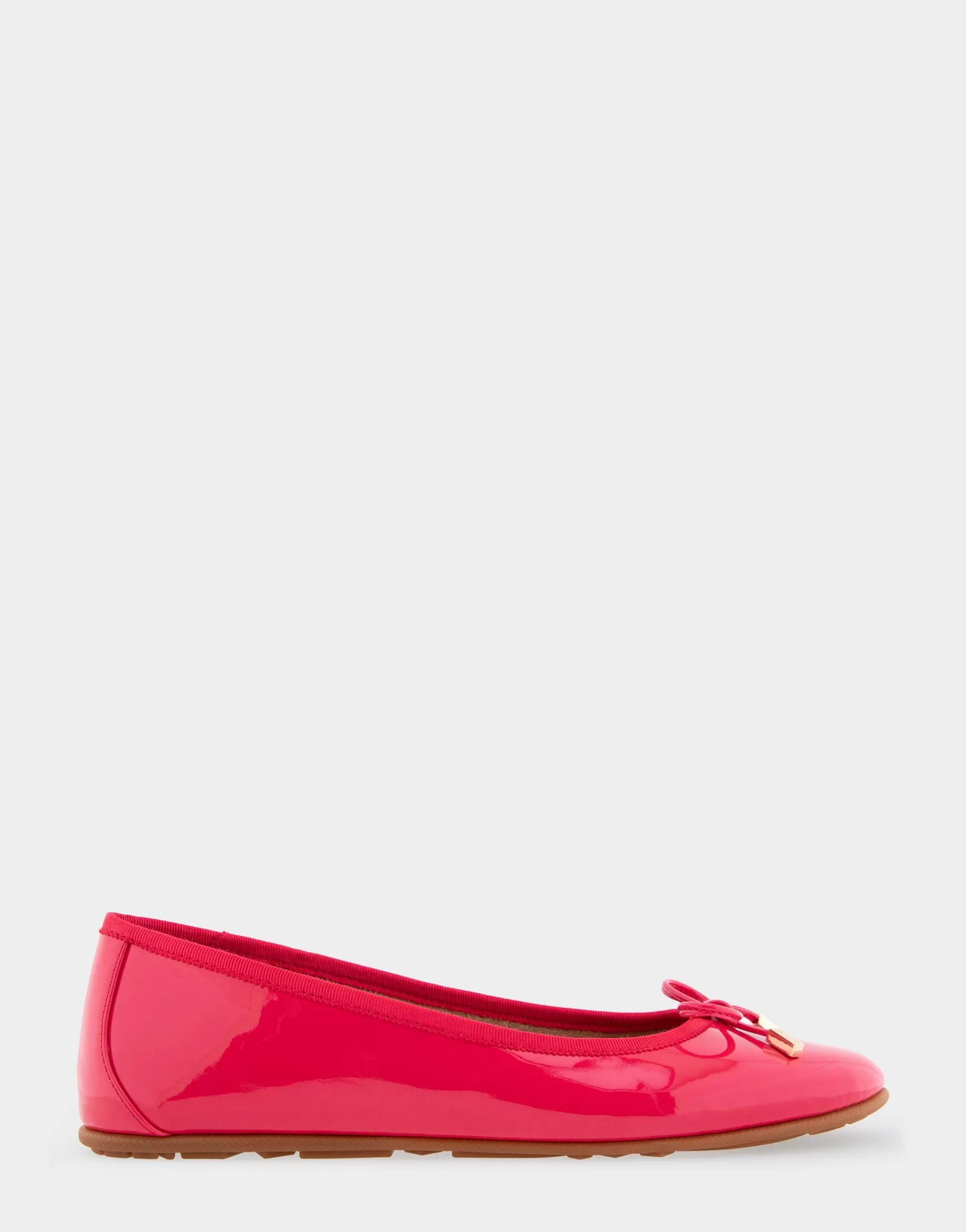 Aerosoles Wide Width Flats | Dress*Comfortable Women's Ballet Flat in Virtual Pink Patent Faux Leather