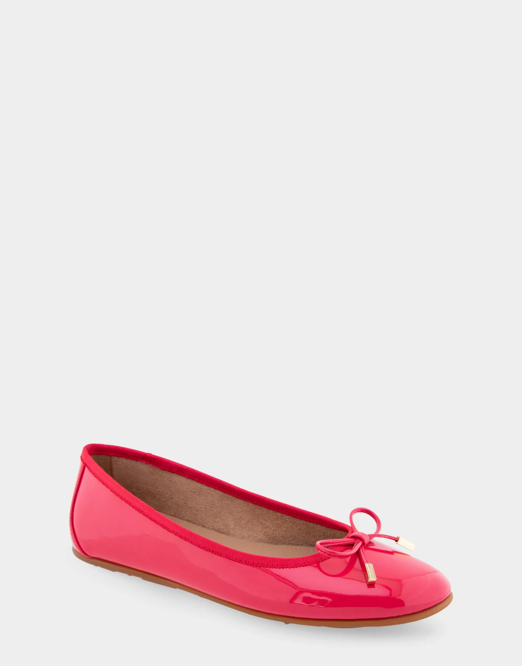 Aerosoles Wide Width Flats | Dress*Comfortable Women's Ballet Flat in Virtual Pink Patent Faux Leather