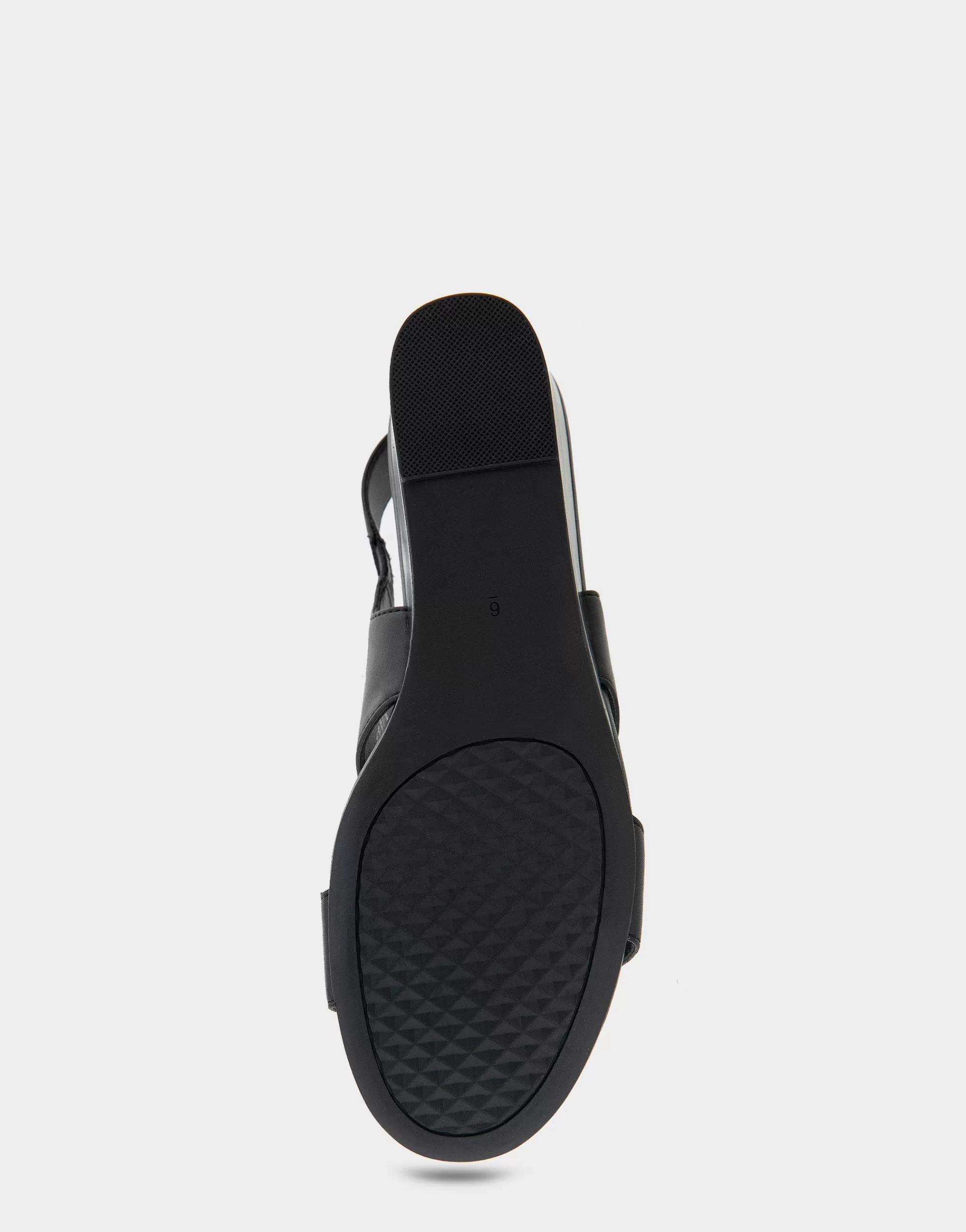 Aerosoles Wide Width Sandals | Dress*Comfortable Women's Buckle Back Mid Wedge Sandal in Black Faux Leather