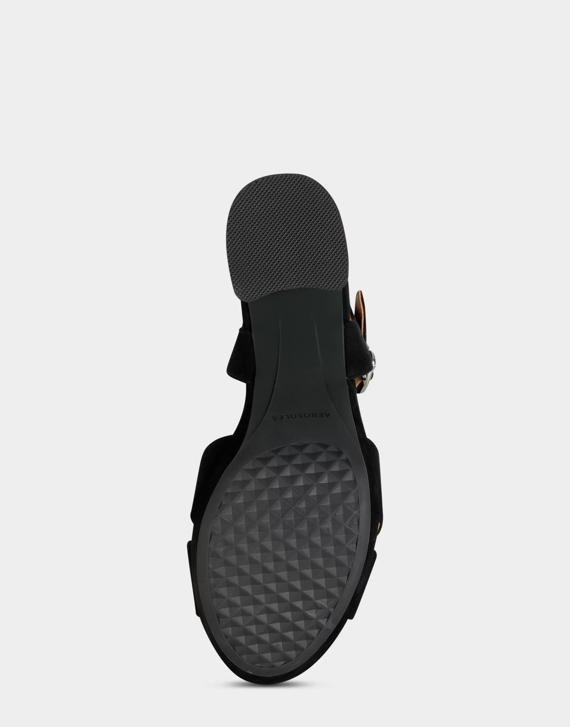 Aerosoles Dress | Platforms*Comfortable Women's Crisscross Platform Sandal in Black Suede