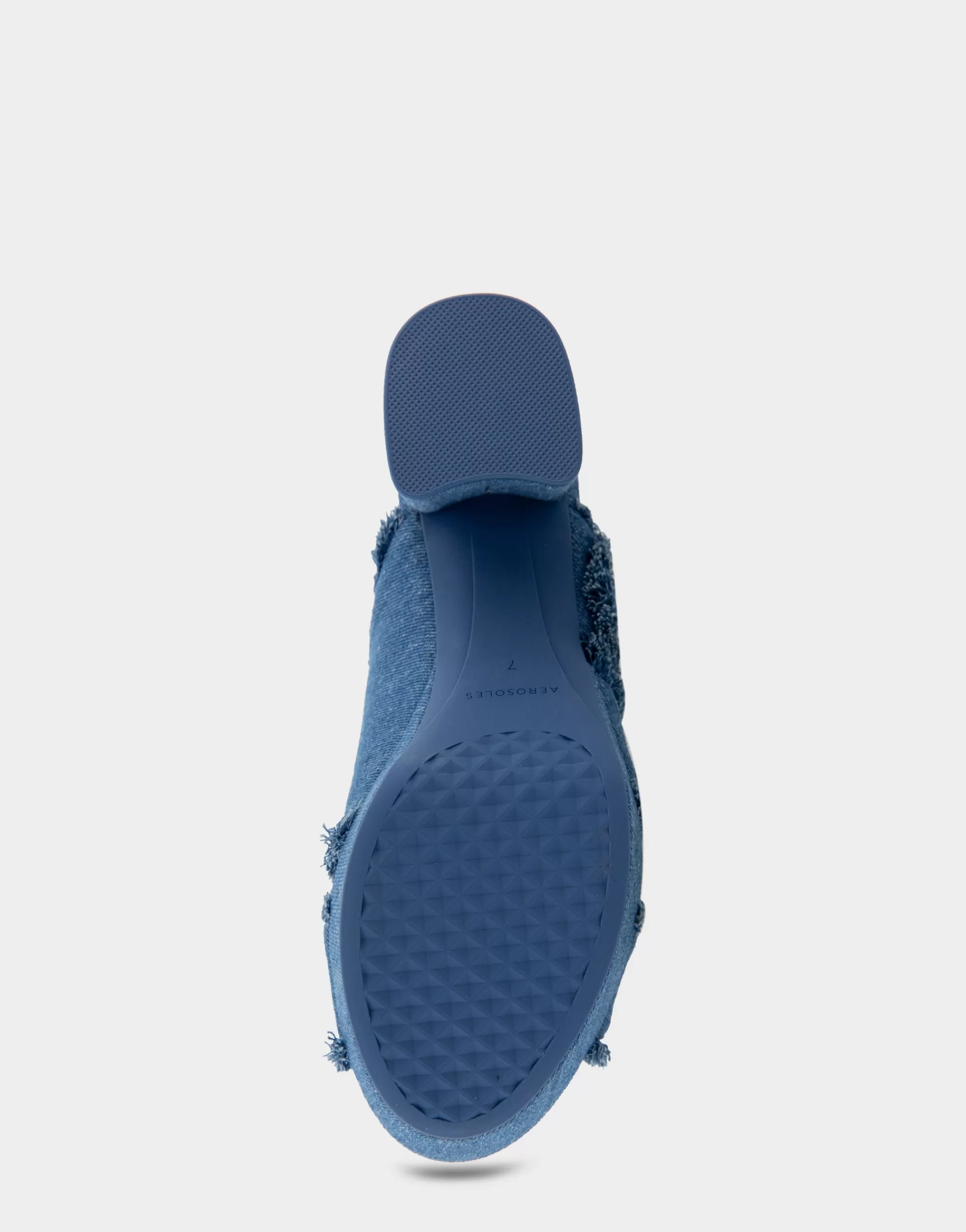 Aerosoles Wide Width Sandals | Platforms*Comfortable Women's Crisscross Platform Slide Sandal in Denim Fabric Denim Fabric