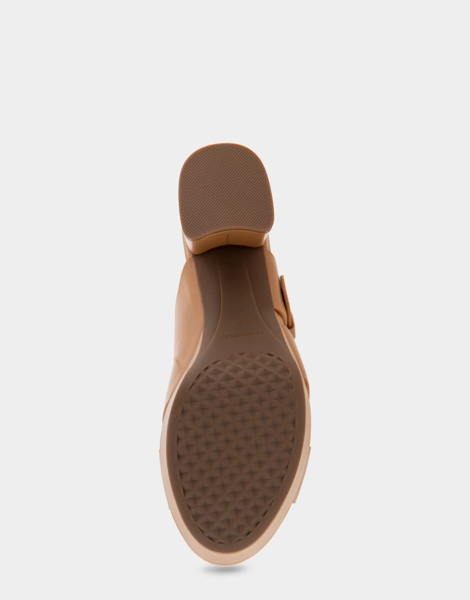 Aerosoles Wide Width Sandals | Platforms*Comfortable Women's Crisscross Platform Slide Sandal in Doe Leather