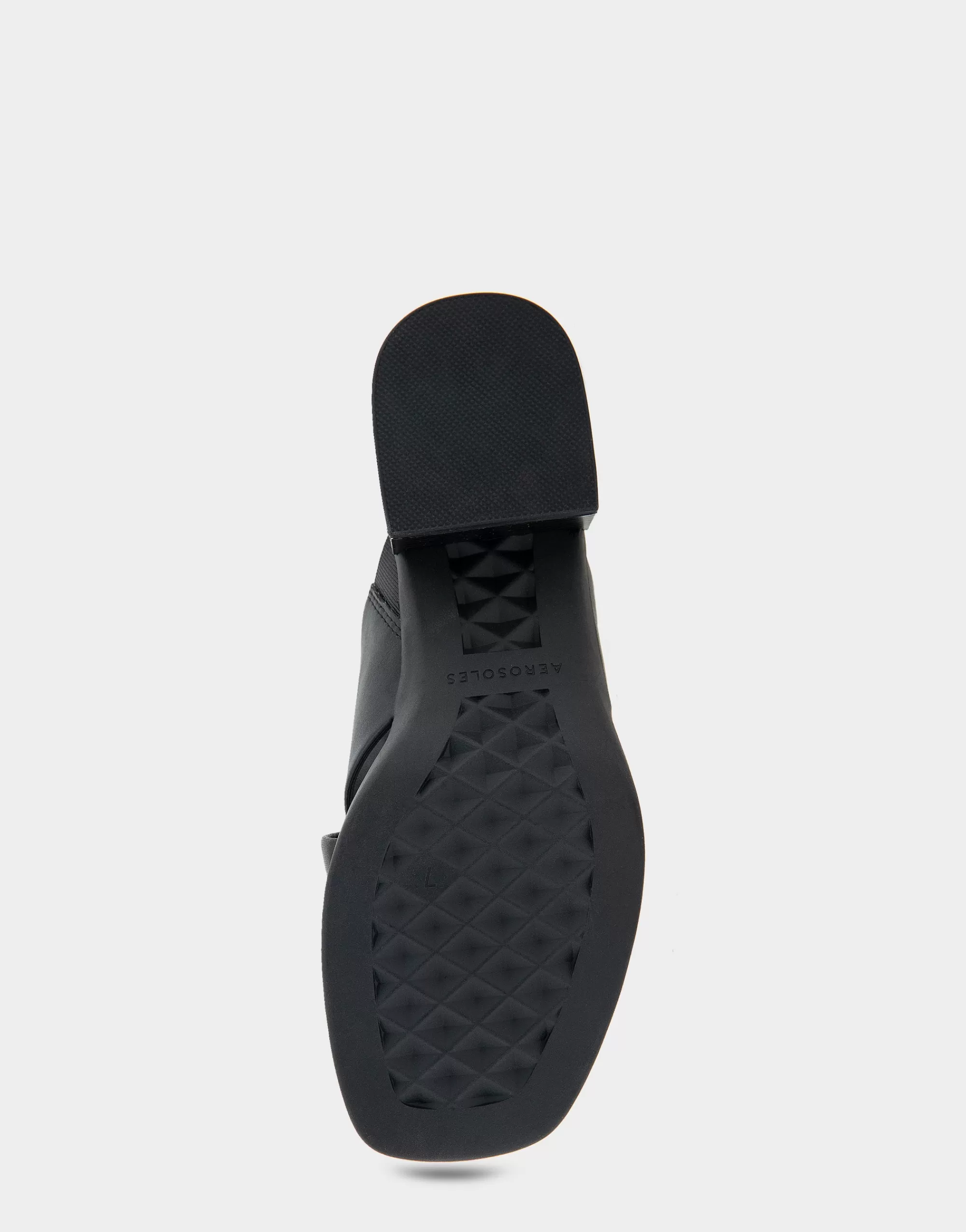 Aerosoles Wide Width Sandals*Comfortable Women's Crisscross Slip On Low Block Heel Sandal in Black Faux Leather