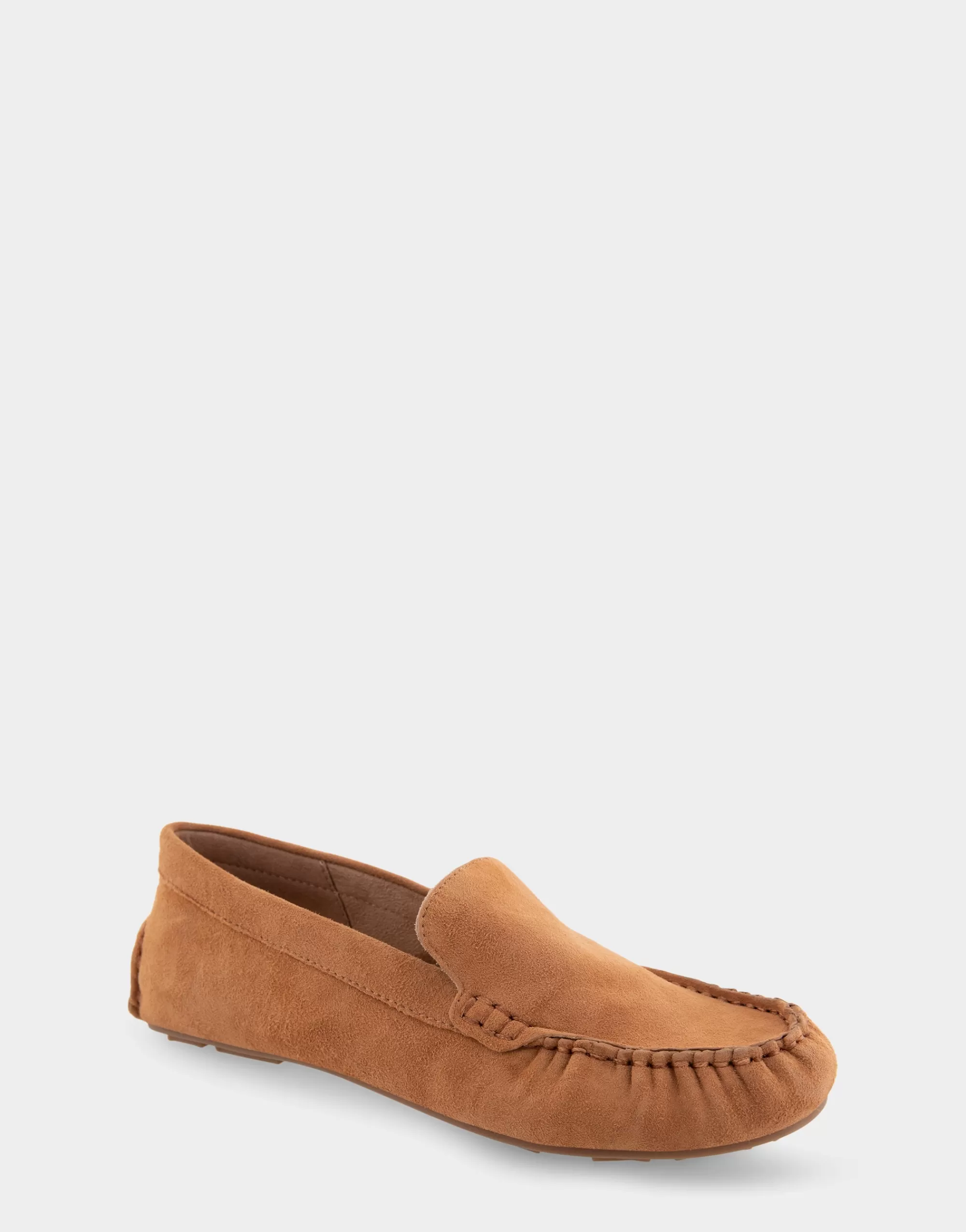 Aerosoles Wide Width Flats | Loafers*Comfortable Women's Driver in Tan Suede