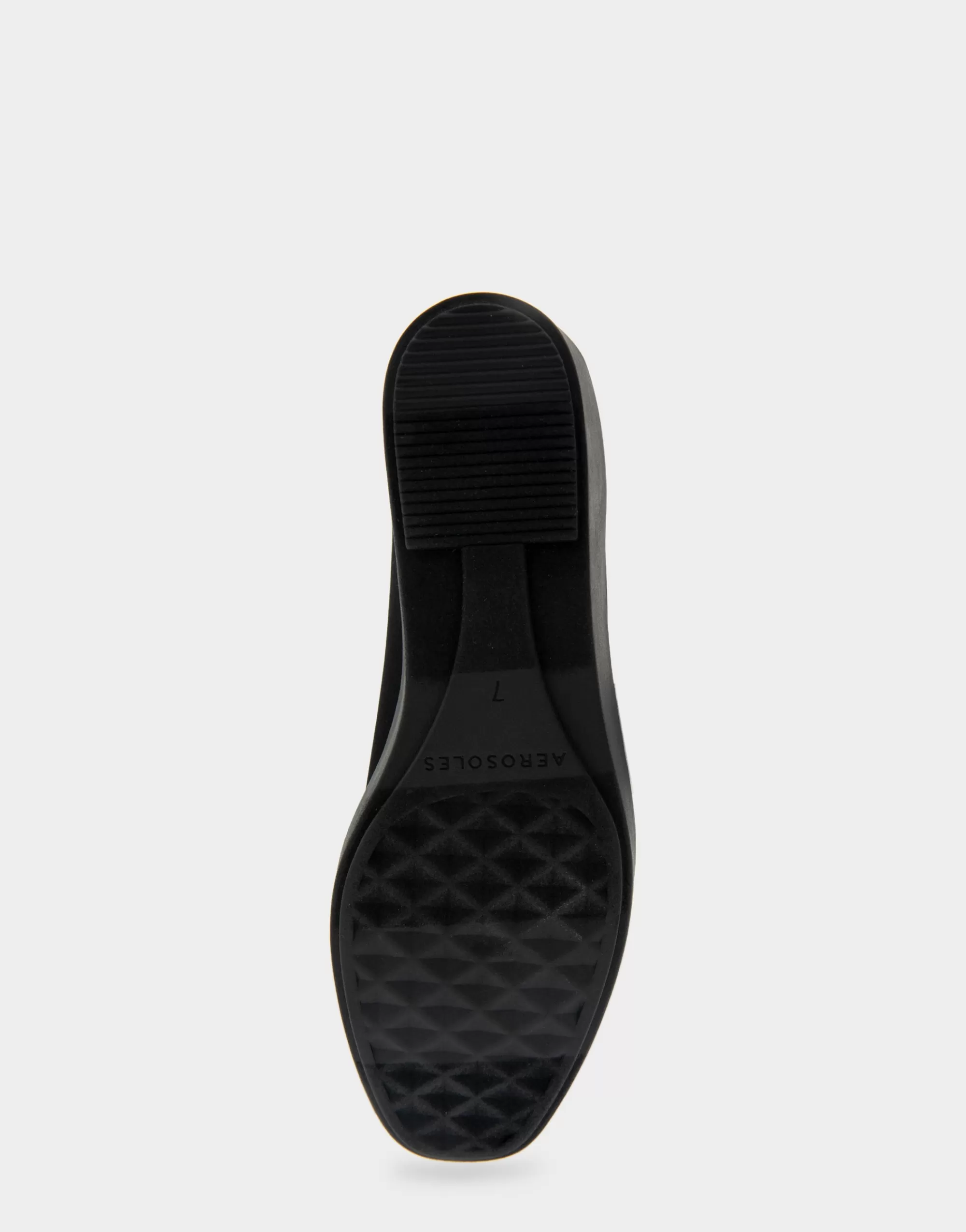 Aerosoles Clogs & Mules | Wedges*Comfortable Women's Flatform Shoe in Black Stretch Gabardine Fabric