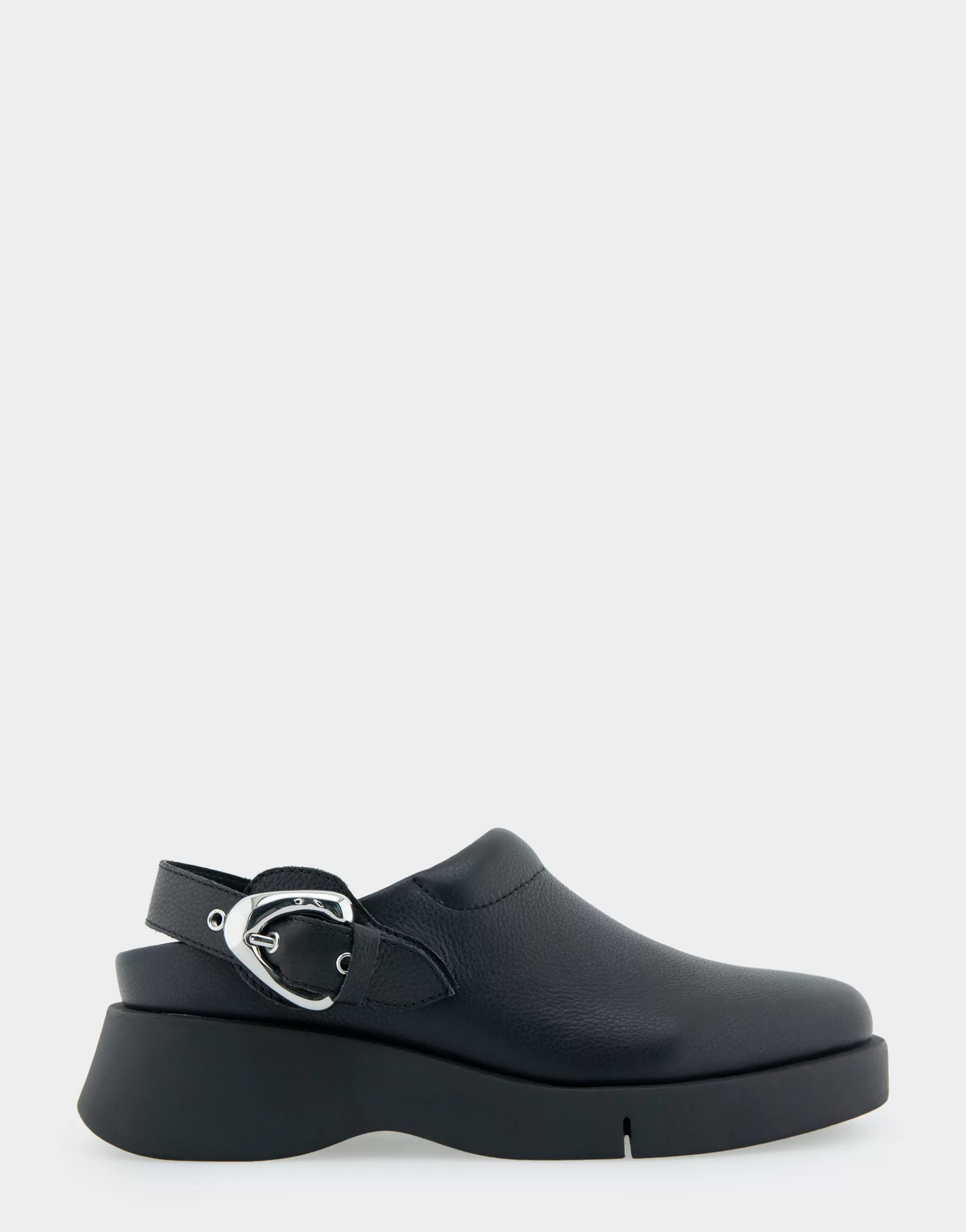 Aerosoles Clogs & Mules*Comfortable Women's Flexible Molded Unit Convertible Clog in Black Leather Leather