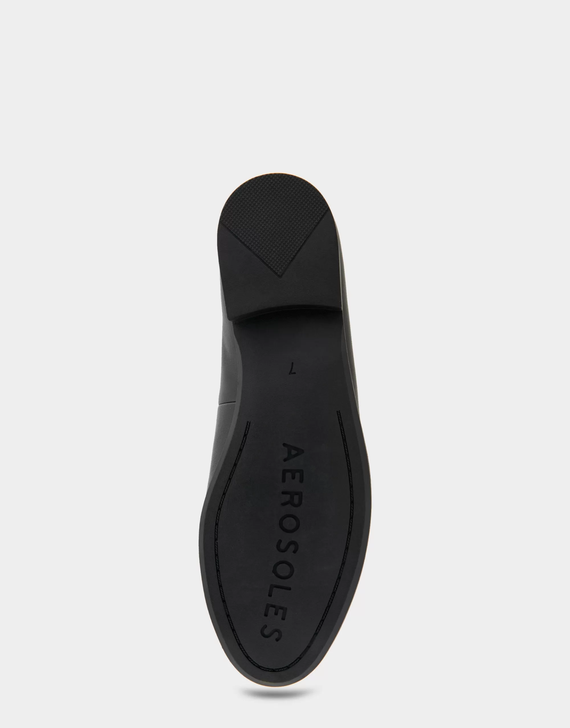 Aerosoles Loafers*Comfortable Women's Flexible Tailored Clean Loafer in Black Leather