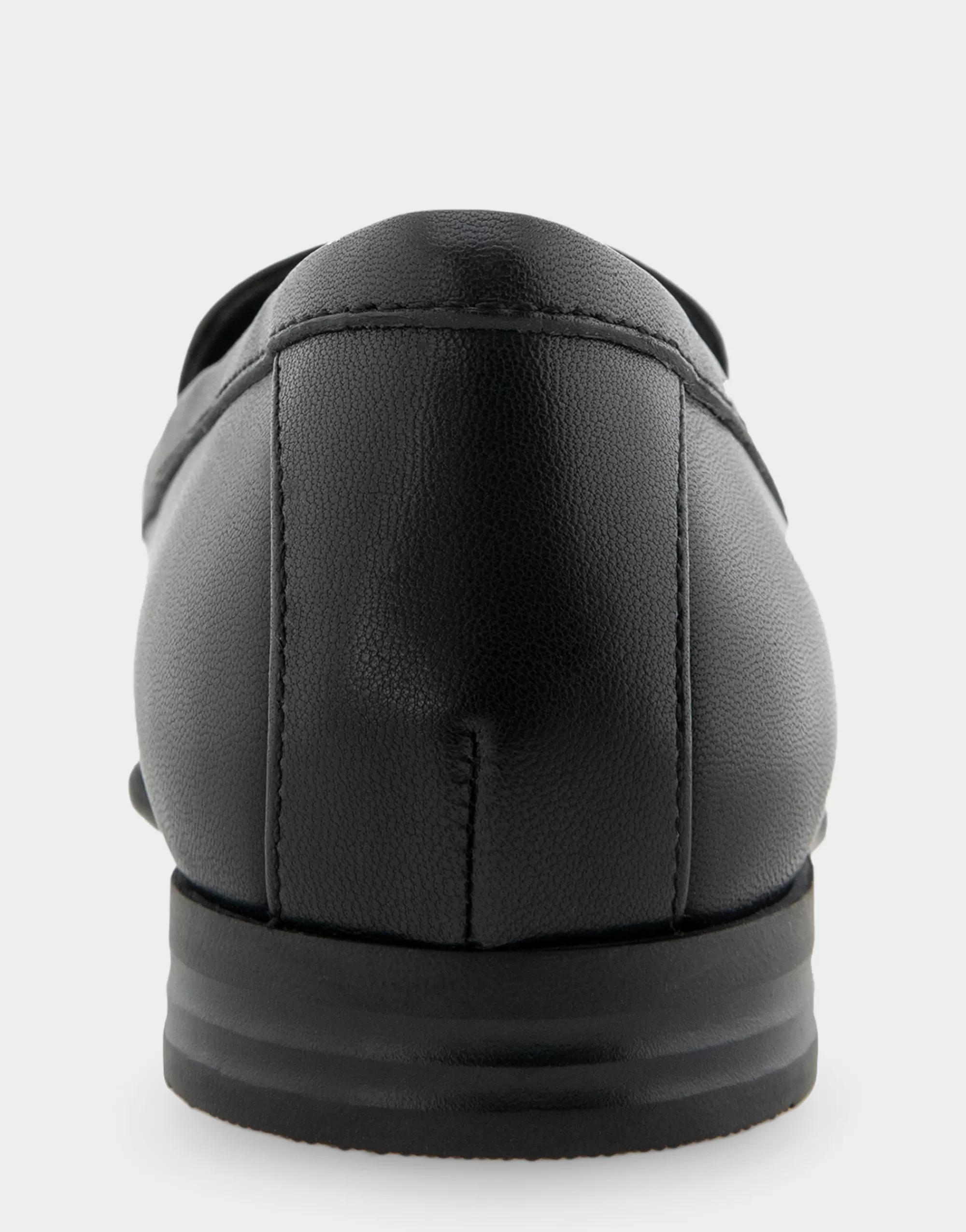 Aerosoles Loafers*Comfortable Women's Flexible Tailored Debosssed Logo Loafer in Black Leather Leather