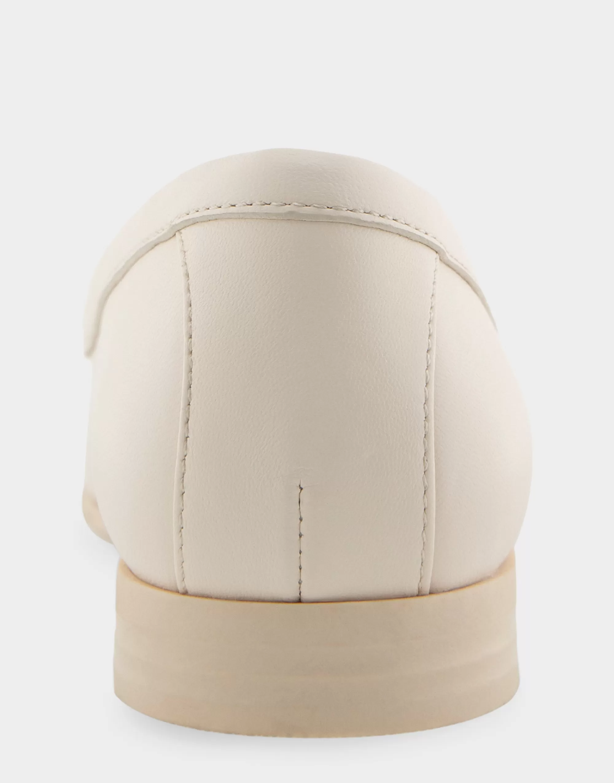 Aerosoles Loafers*Comfortable Women's Flexible Tailored Debosssed Logo Loafer in Eggnog Leather Leather