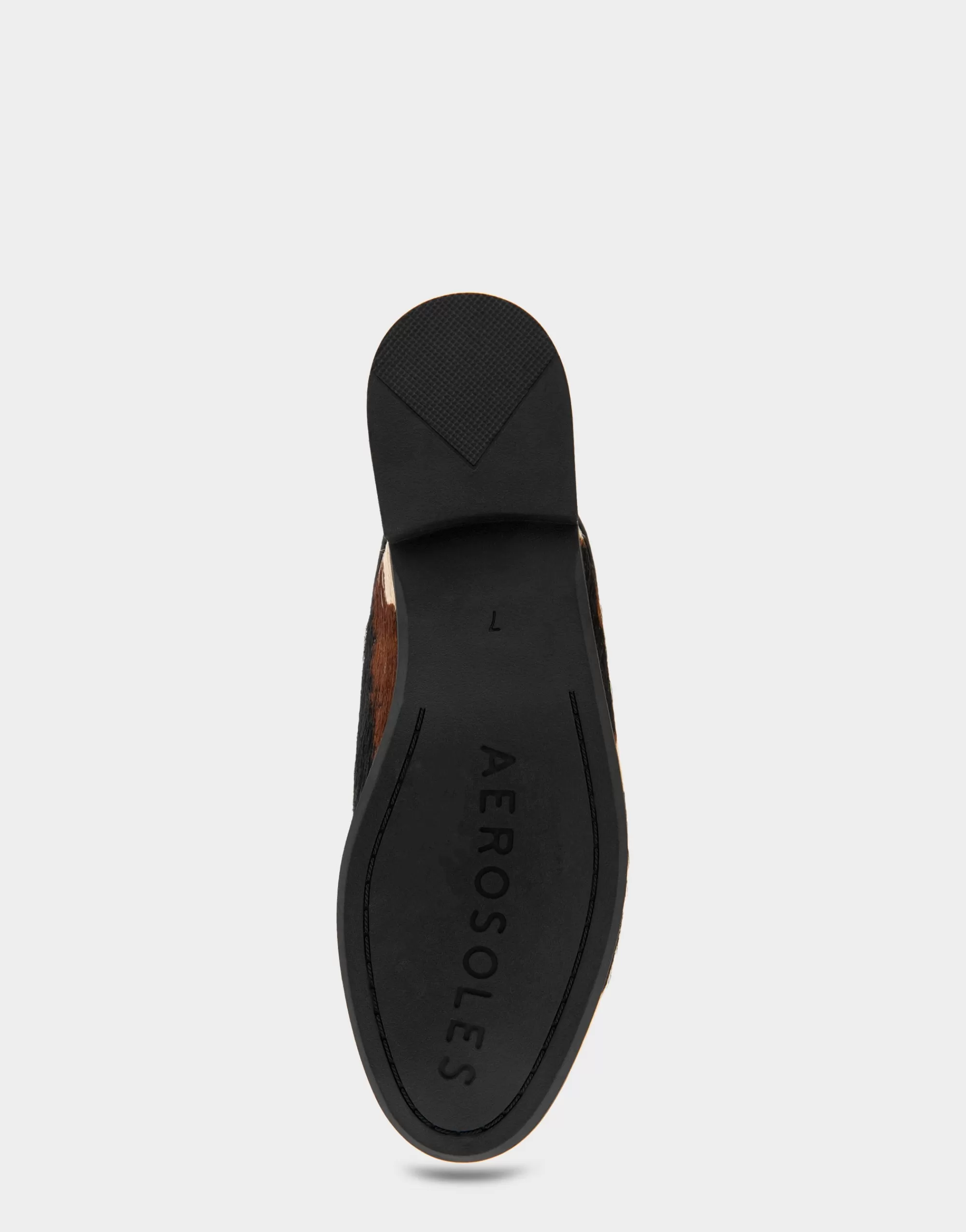 Aerosoles Clogs & Mules | Loafers*Comfortable Women's Flexible Tailored Loafer Mule in Cow Print Haircalf Haircalf