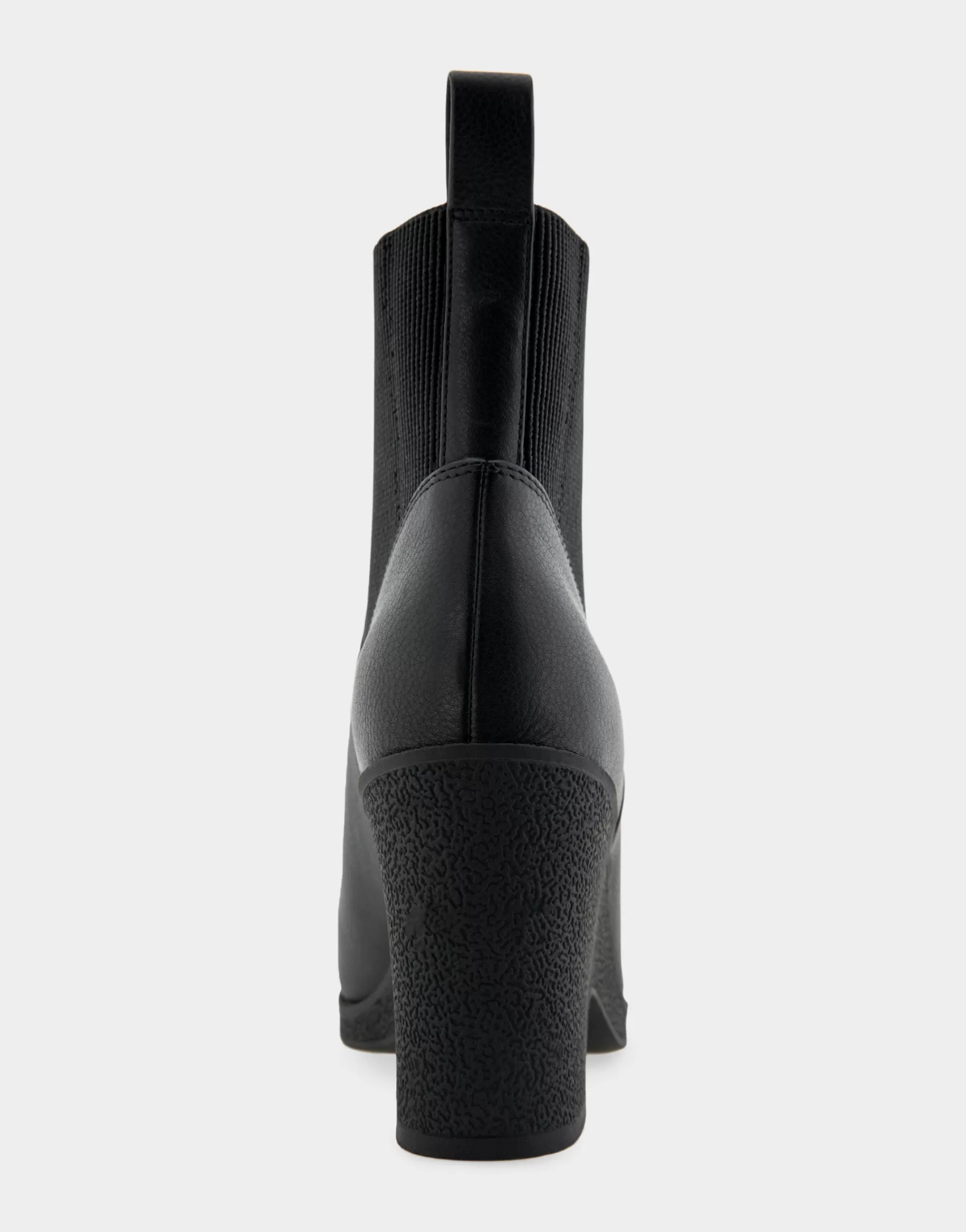 Aerosoles Wedge Boots | Heeled Boots*Comfortable Women's Gored Sculpted Wedge Crepe Heel Bootie in Black Leather Leather