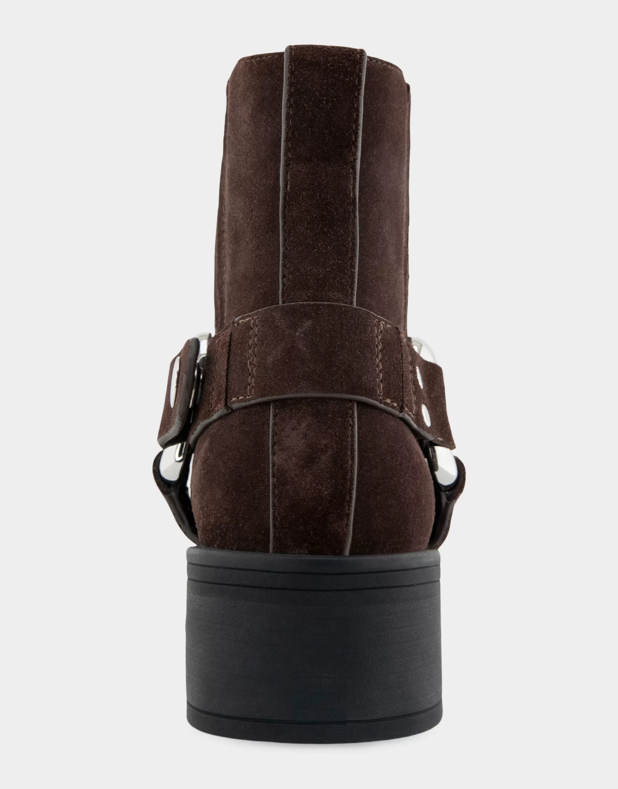 Aerosoles Heeled Boots | Ankle Boots*Comfortable Women's Gored Squared Toe Engineer Bootie in Java Suede Suede