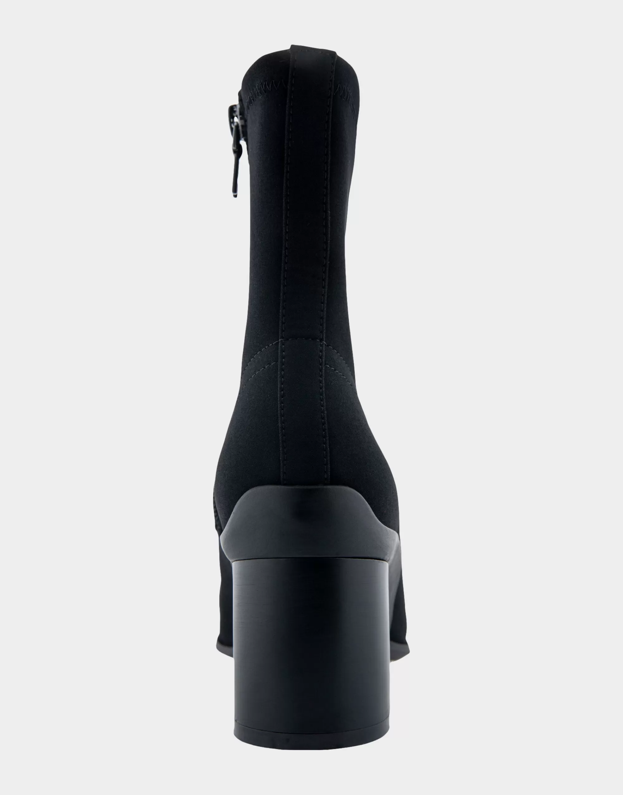 Aerosoles Wide Width Boots | Heeled Boots*Comfortable Women's Heeled Ankle Boot in Black Stretch Gabardine Fabric
