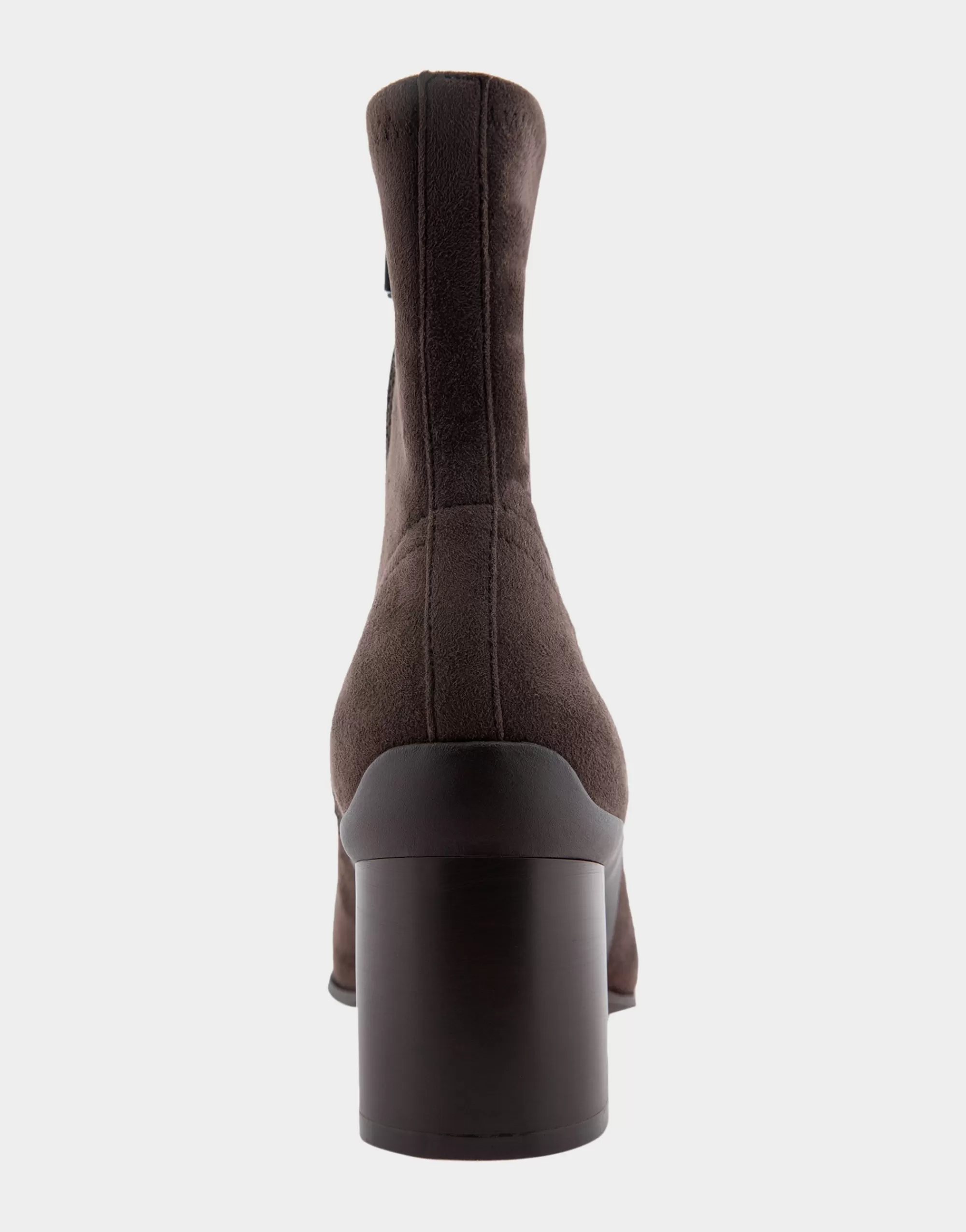 Aerosoles Wide Width Boots | Heeled Boots*Comfortable Women's Heeled Ankle Boot in Java Stretch Faux Suede