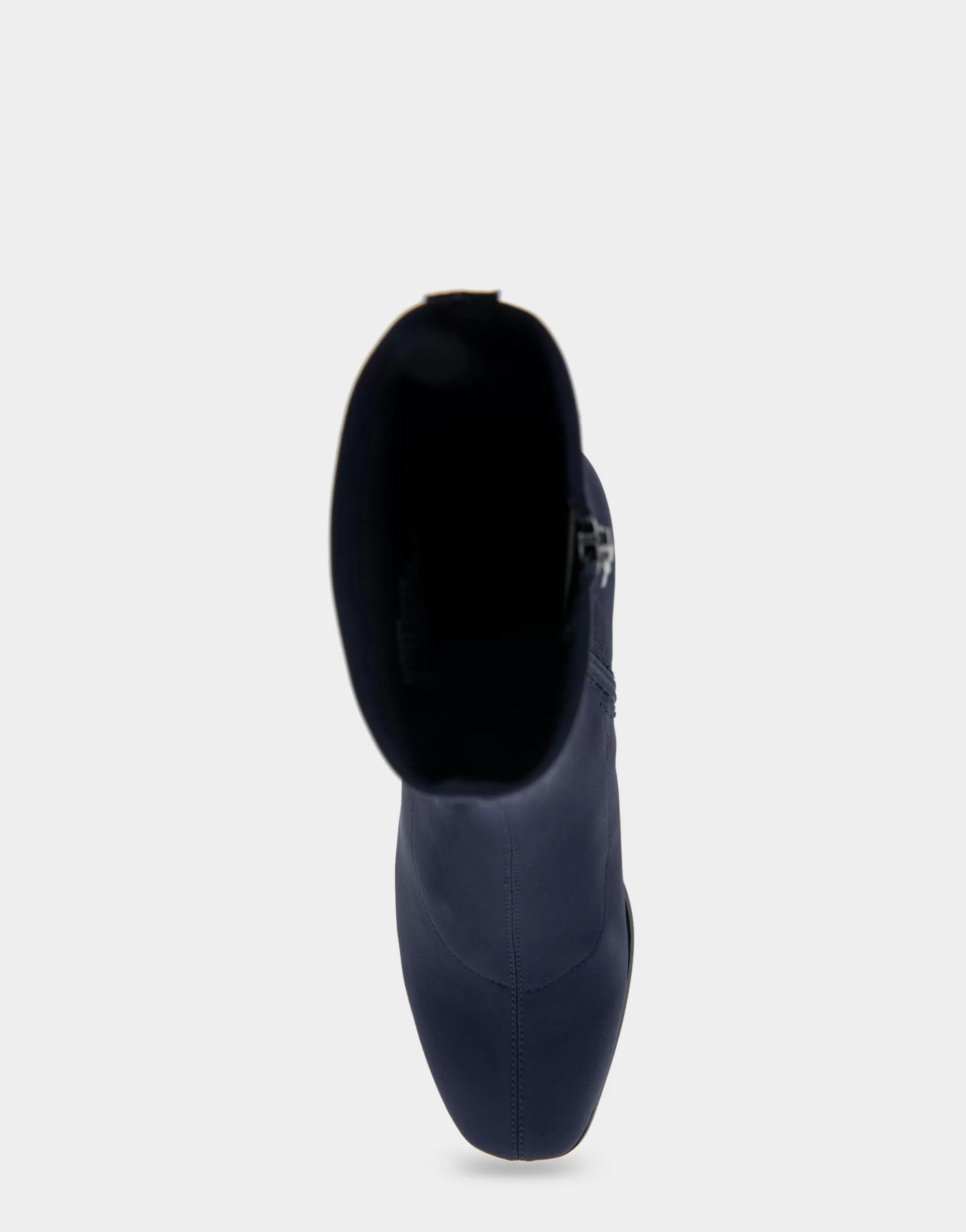 Aerosoles Wide Width Boots | Heeled Boots*Comfortable Women's Heeled Ankle Boot in Navy Stretch Gabardine Fabric