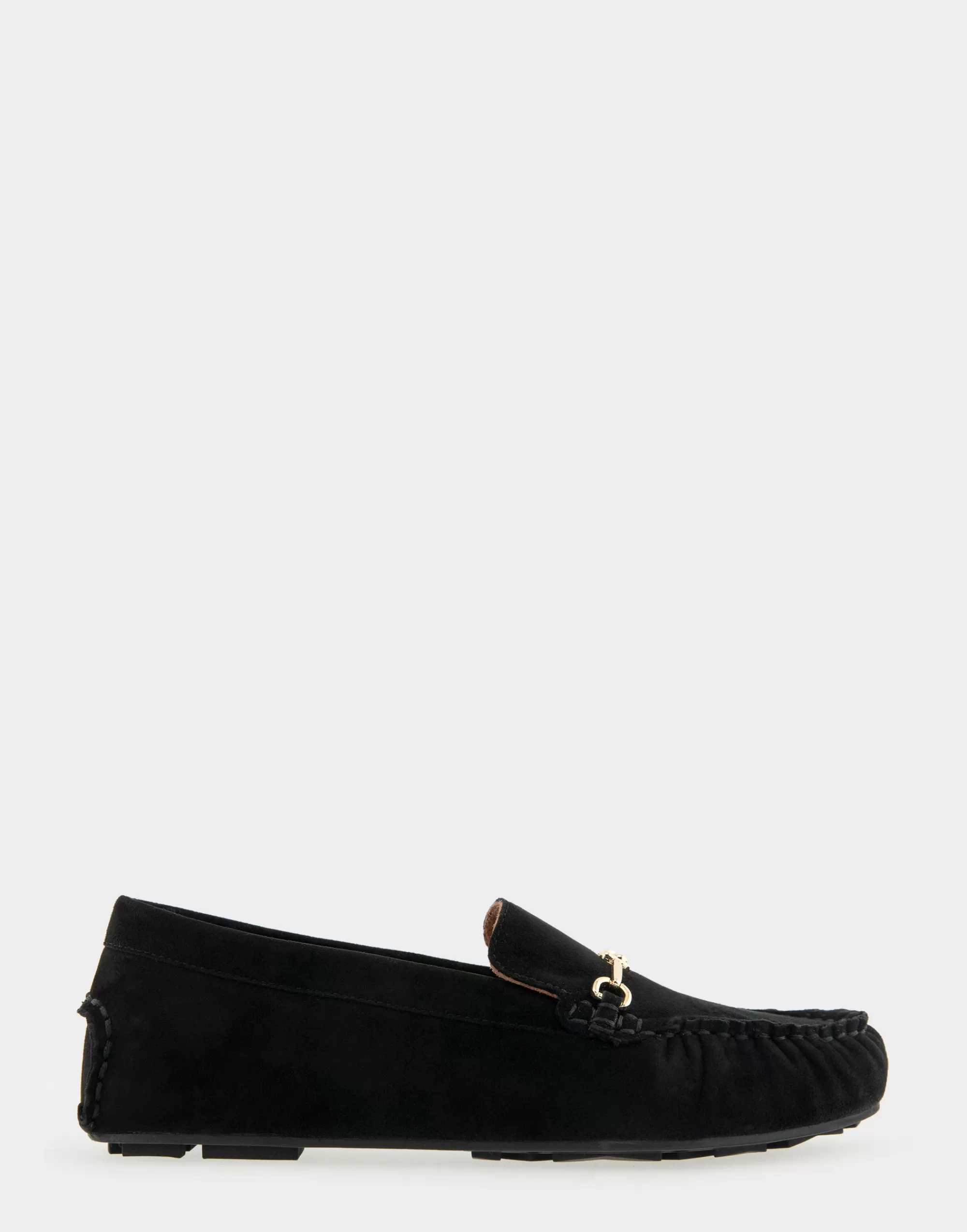 Aerosoles Loafers*Comfortable Women's Horsebit Driver Moc in Black Suede Suede