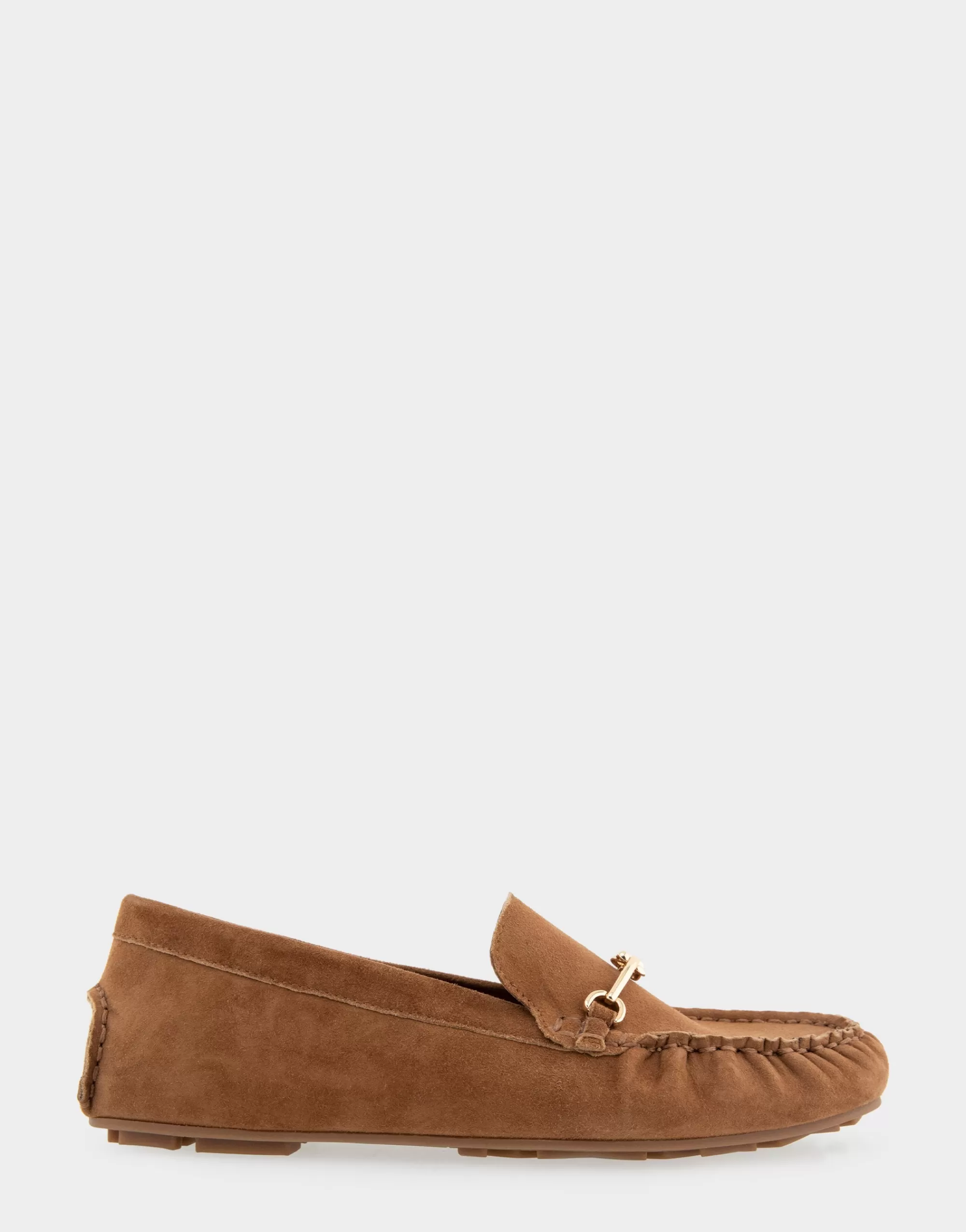 Aerosoles Loafers*Comfortable Women's Horsebit Driver Moc in Tobacco Suede Suede