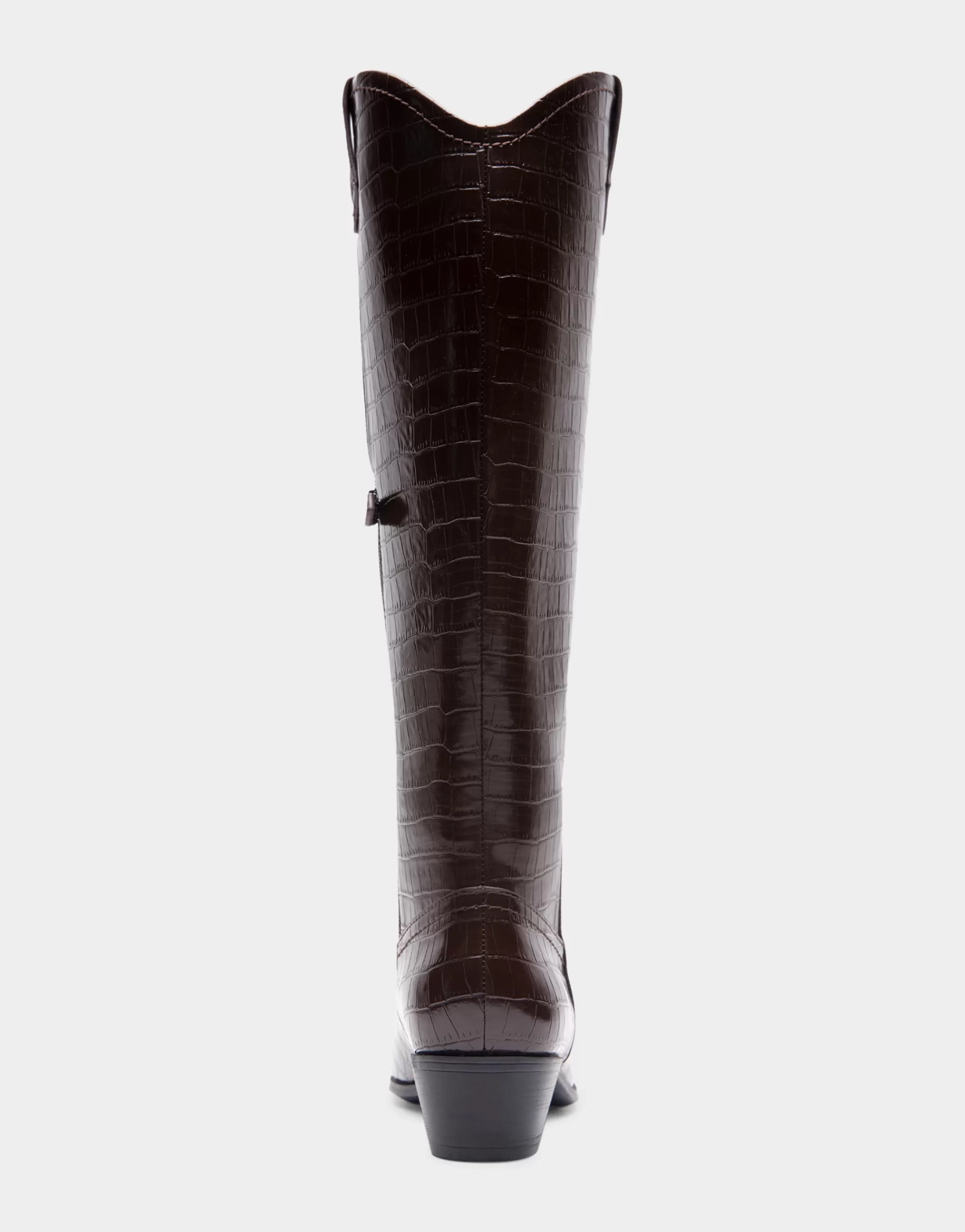 Aerosoles Heeled Boots | Tall Boots*Comfortable Women's Knee High Western Boot in Java Croco Faux Leather