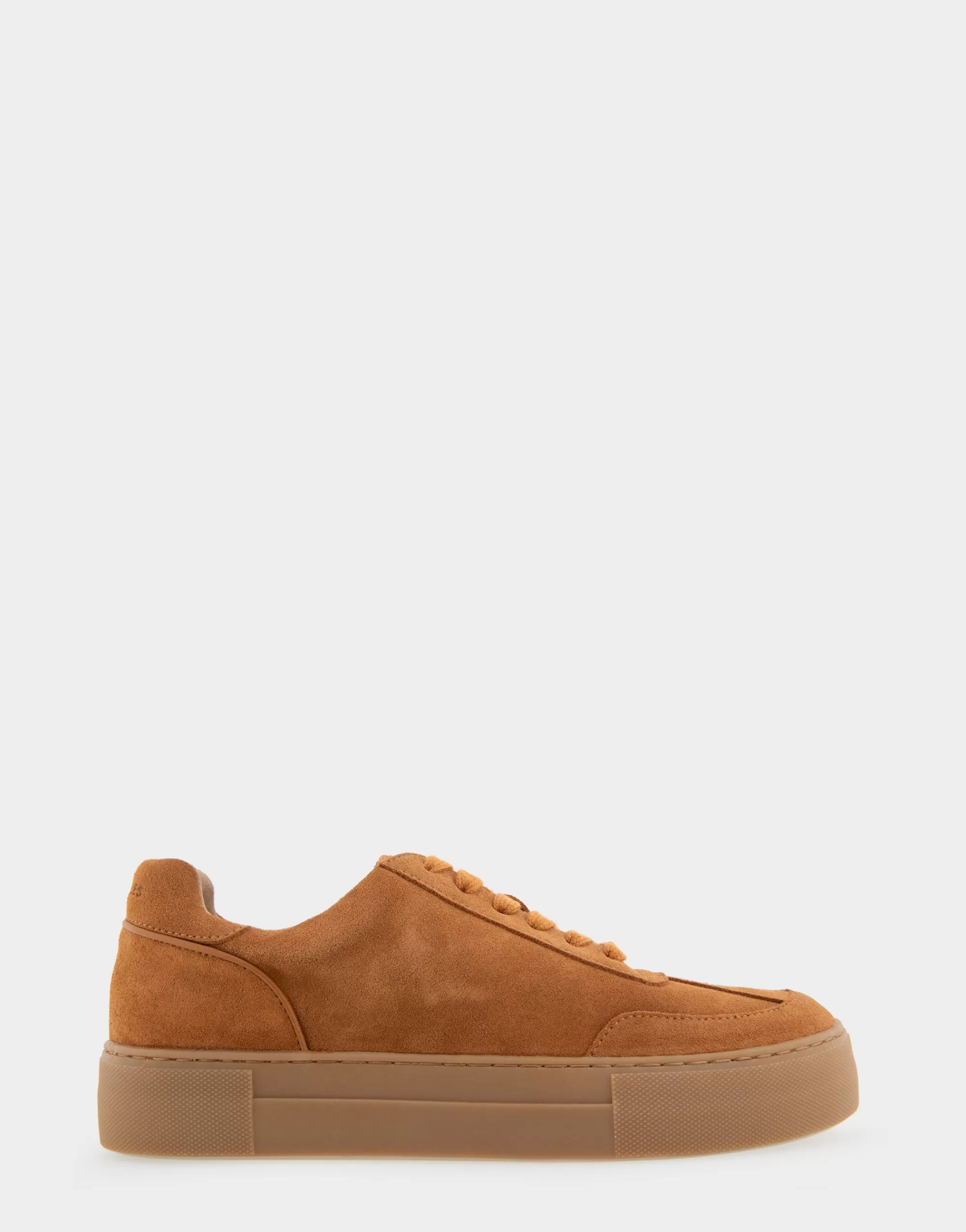 Aerosoles Flatforms | Wedges*Comfortable Women's Lace Up Hidden Wedge Sneaker in Tan Suede
