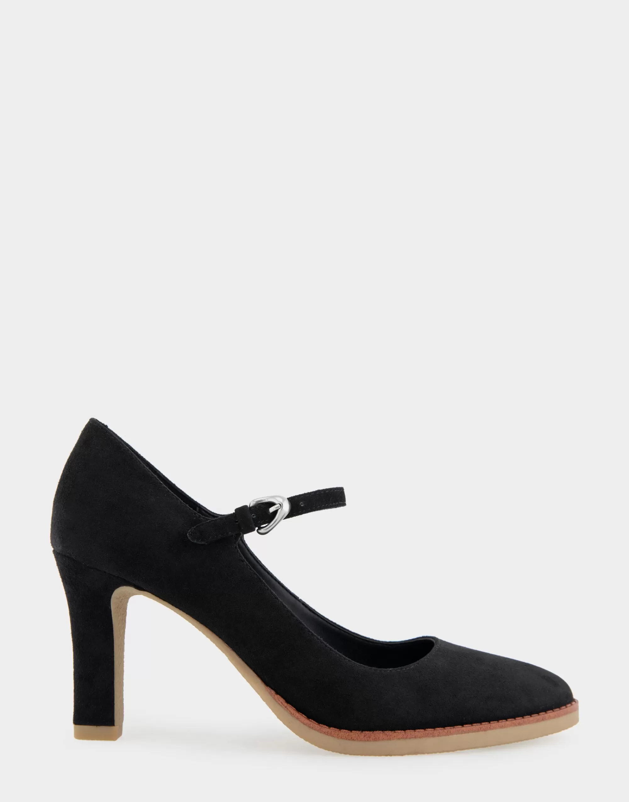 Aerosoles Pumps*Comfortable Women's Mary Jane Stiletto Crepe Sole Pump in Black Suede