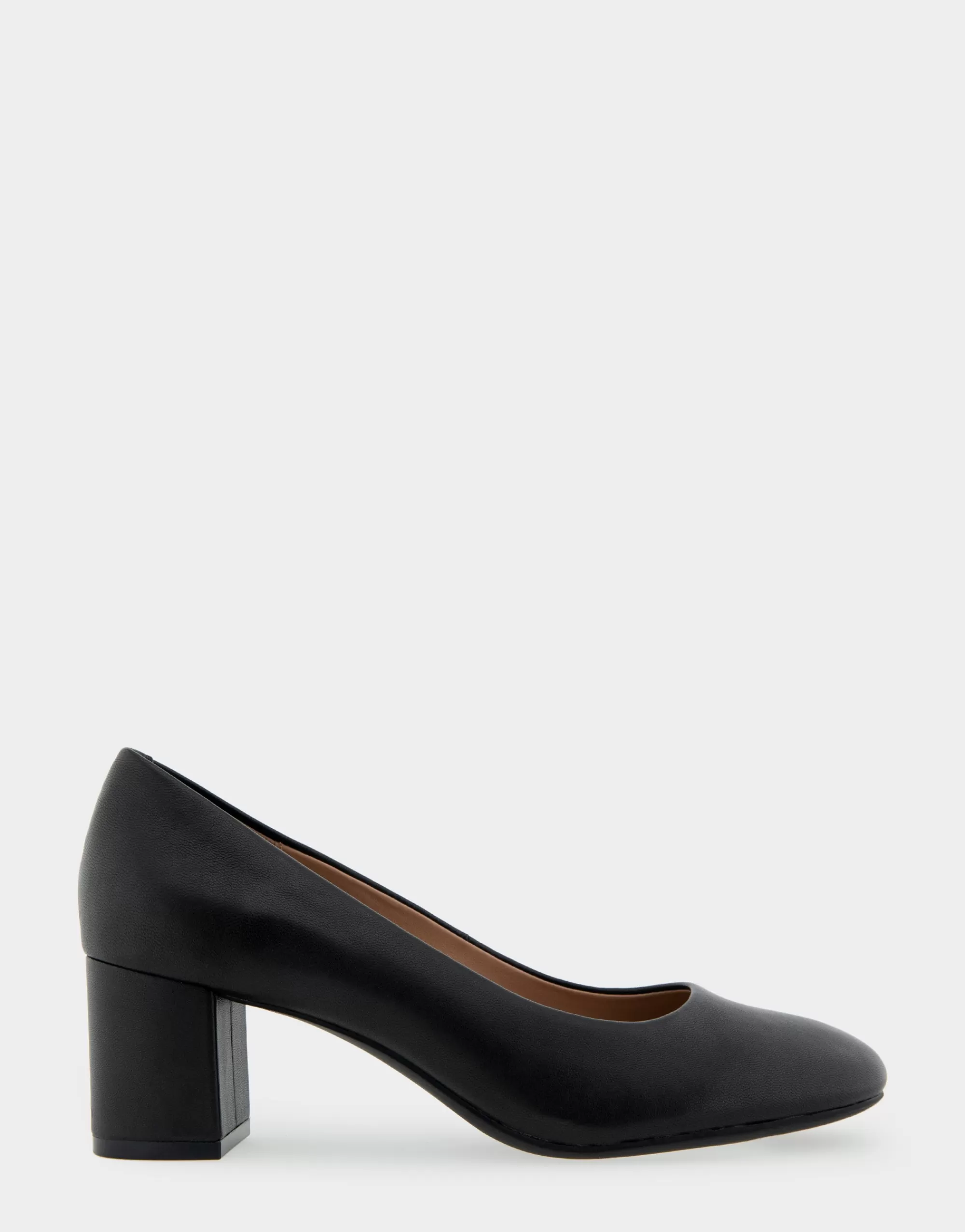 Aerosoles Clogs & Mules | Pumps*Comfortable Women's Mid Heel Pump in Black Genuine Leather