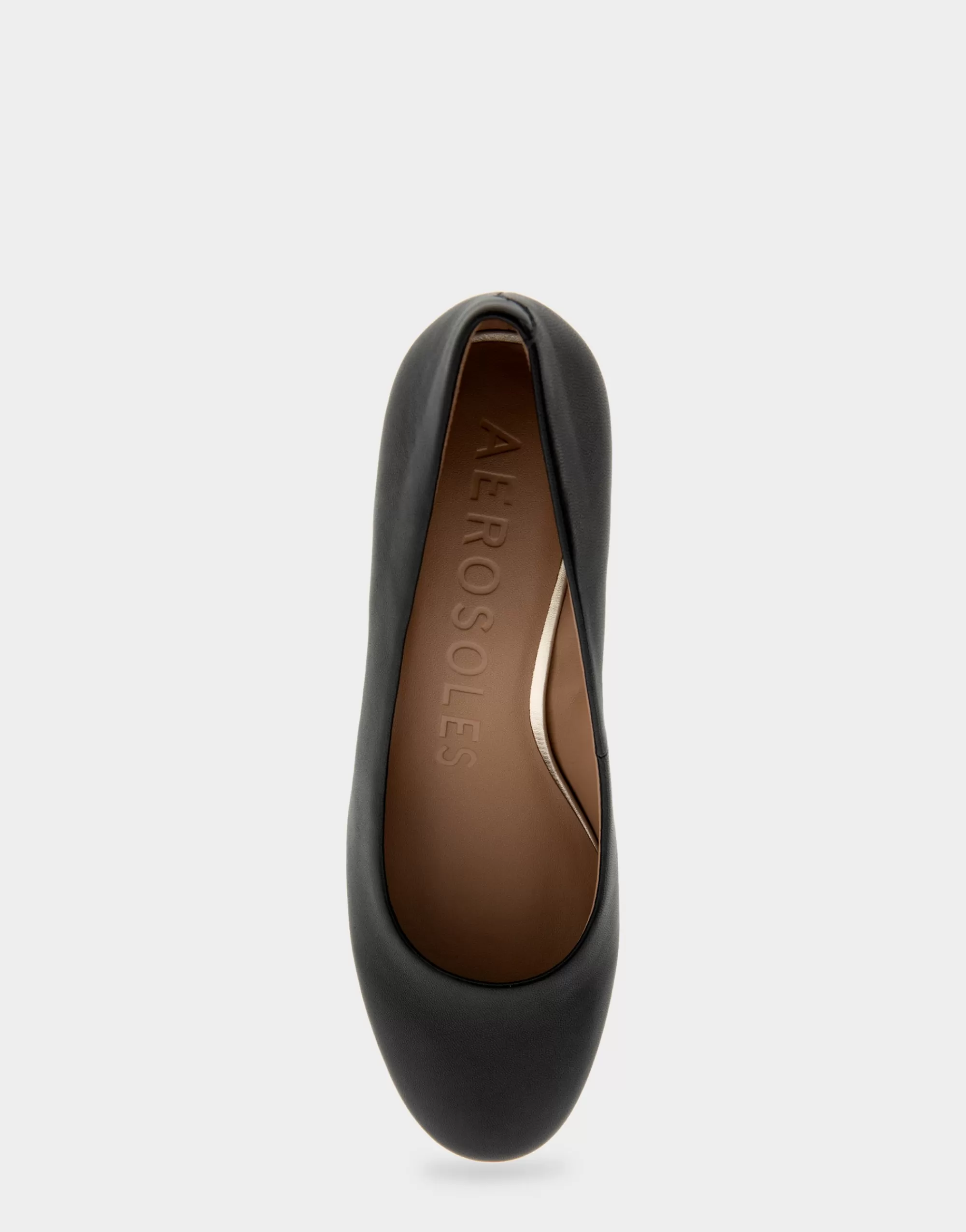Aerosoles Clogs & Mules | Pumps*Comfortable Women's Mid Heel Pump in Black Genuine Leather