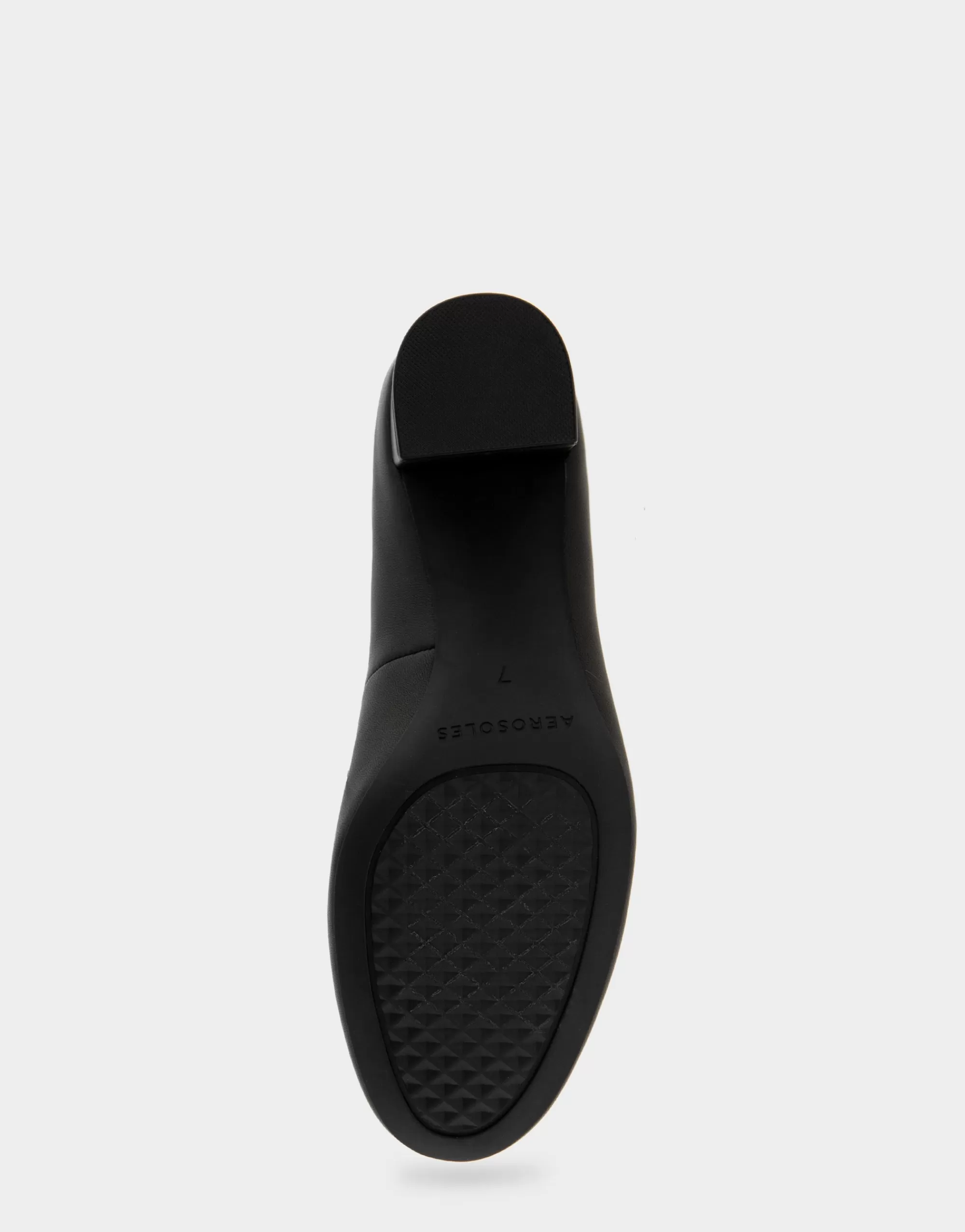 Aerosoles Clogs & Mules | Pumps*Comfortable Women's Mid Heel Pump in Black Genuine Leather