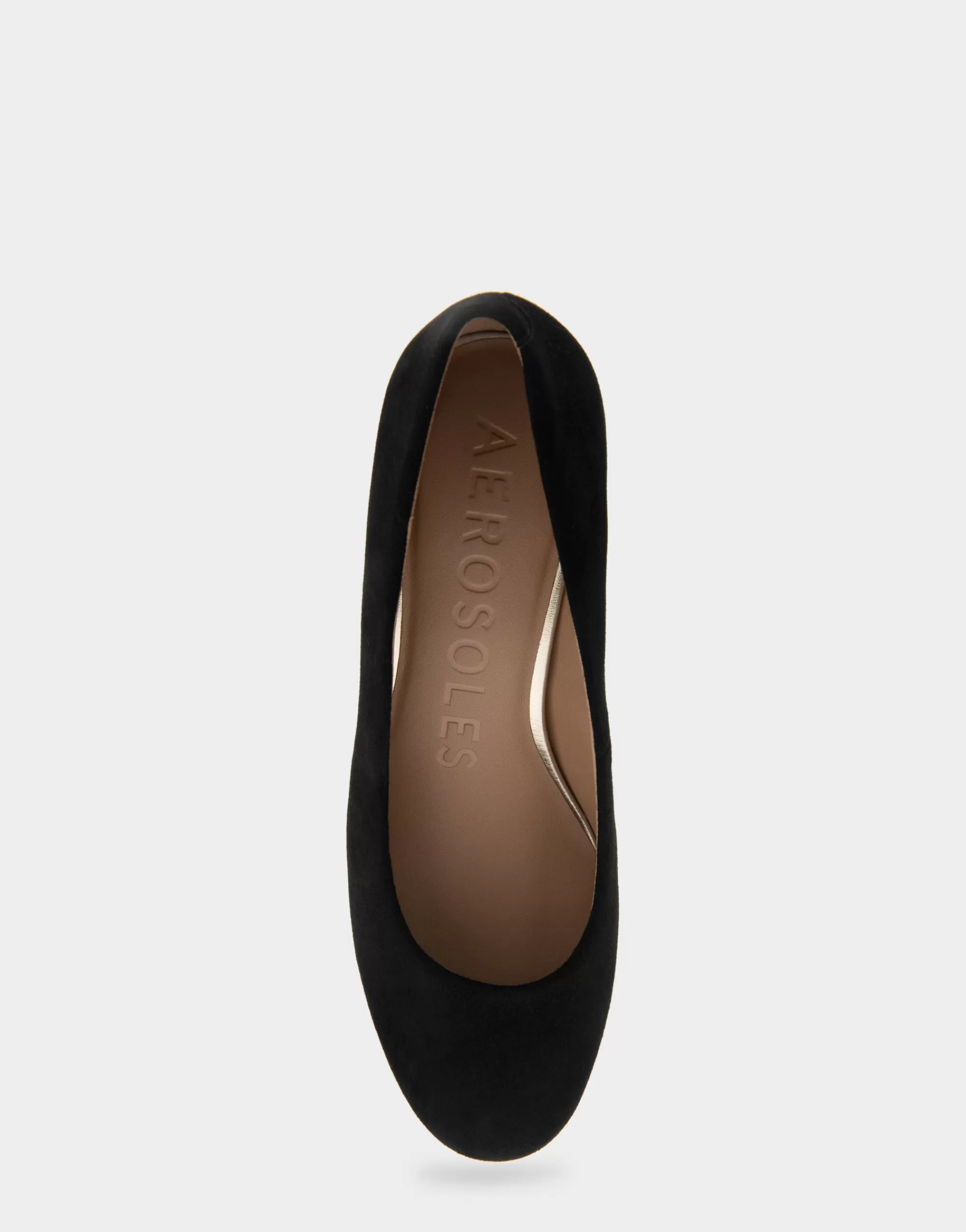 Aerosoles Clogs & Mules | Pumps*Comfortable Women's Mid Heel Pump in Black Genuine Suede