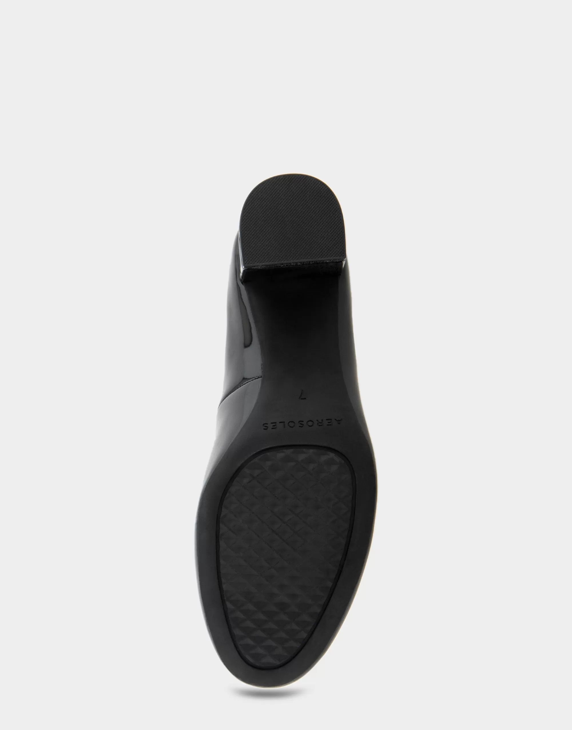 Aerosoles Clogs & Mules | Pumps*Comfortable Women's Mid Heel Pump in Black Patent Faux Leather