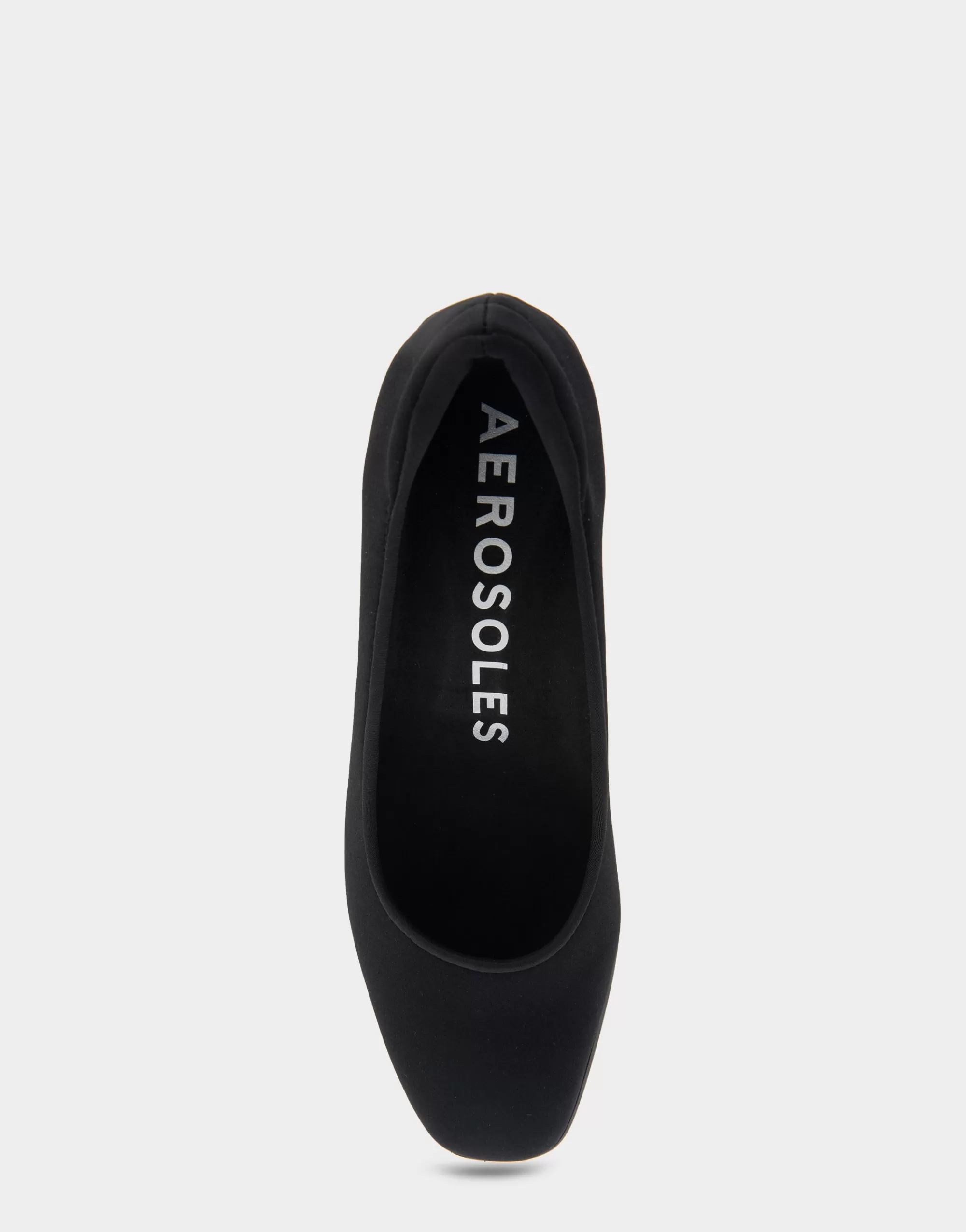 Aerosoles Clogs & Mules | Pumps*Comfortable Women's Mid Heel Pump in Black Stretch Fabric Stretch Fabric