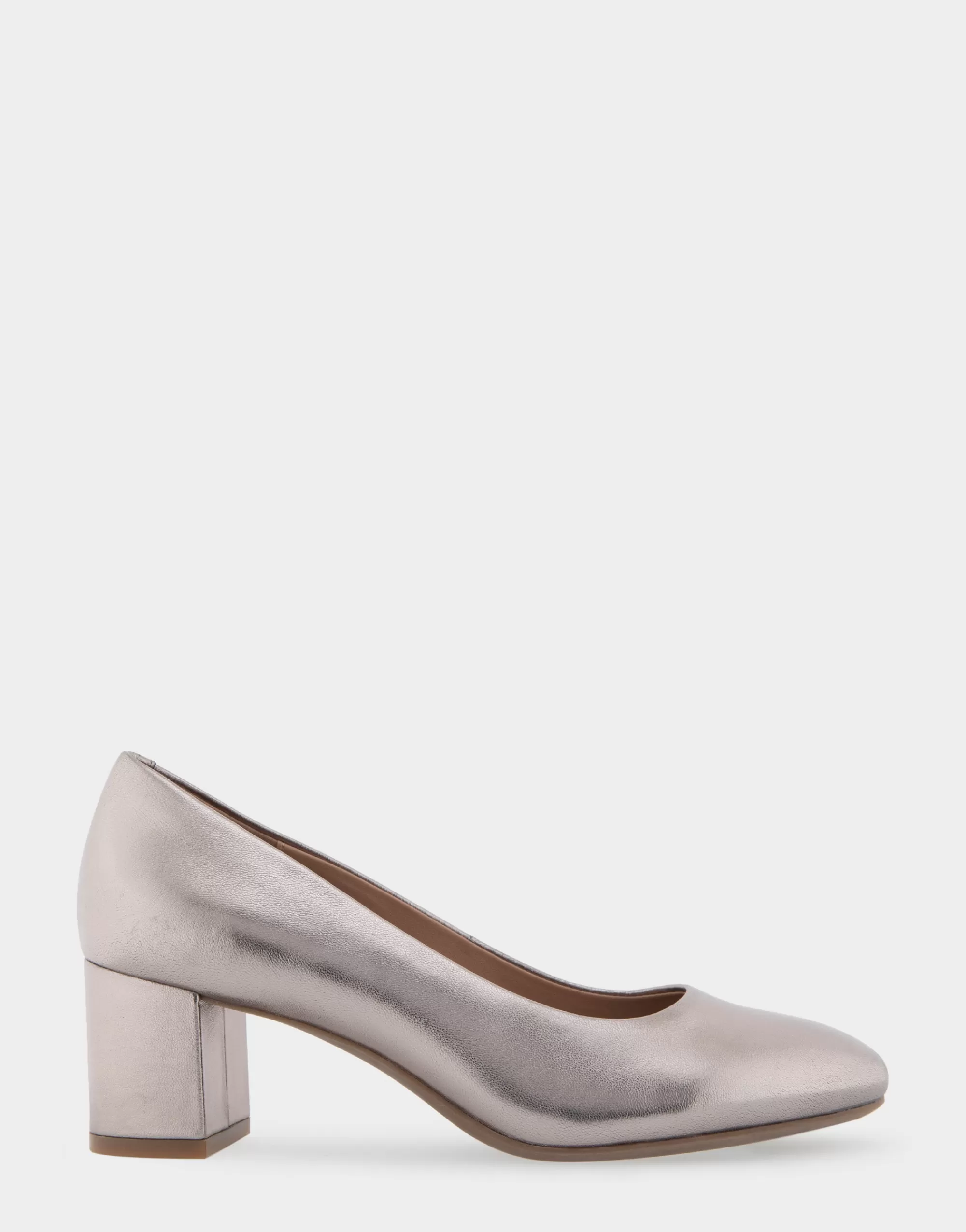 Aerosoles Clogs & Mules | Pumps*Comfortable Women's Mid Heel Pump in Champagne Genuine Leather