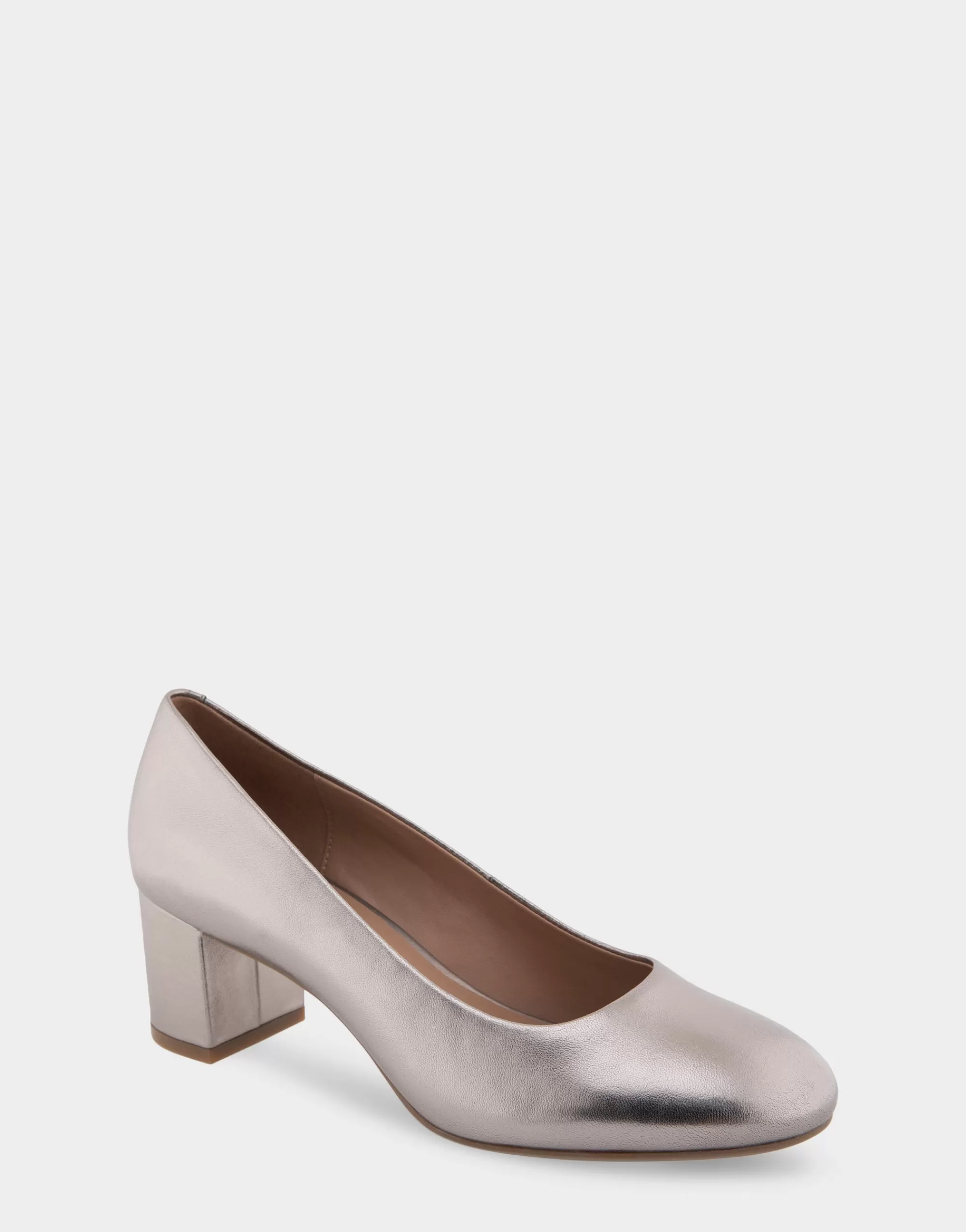 Aerosoles Clogs & Mules | Pumps*Comfortable Women's Mid Heel Pump in Champagne Genuine Leather