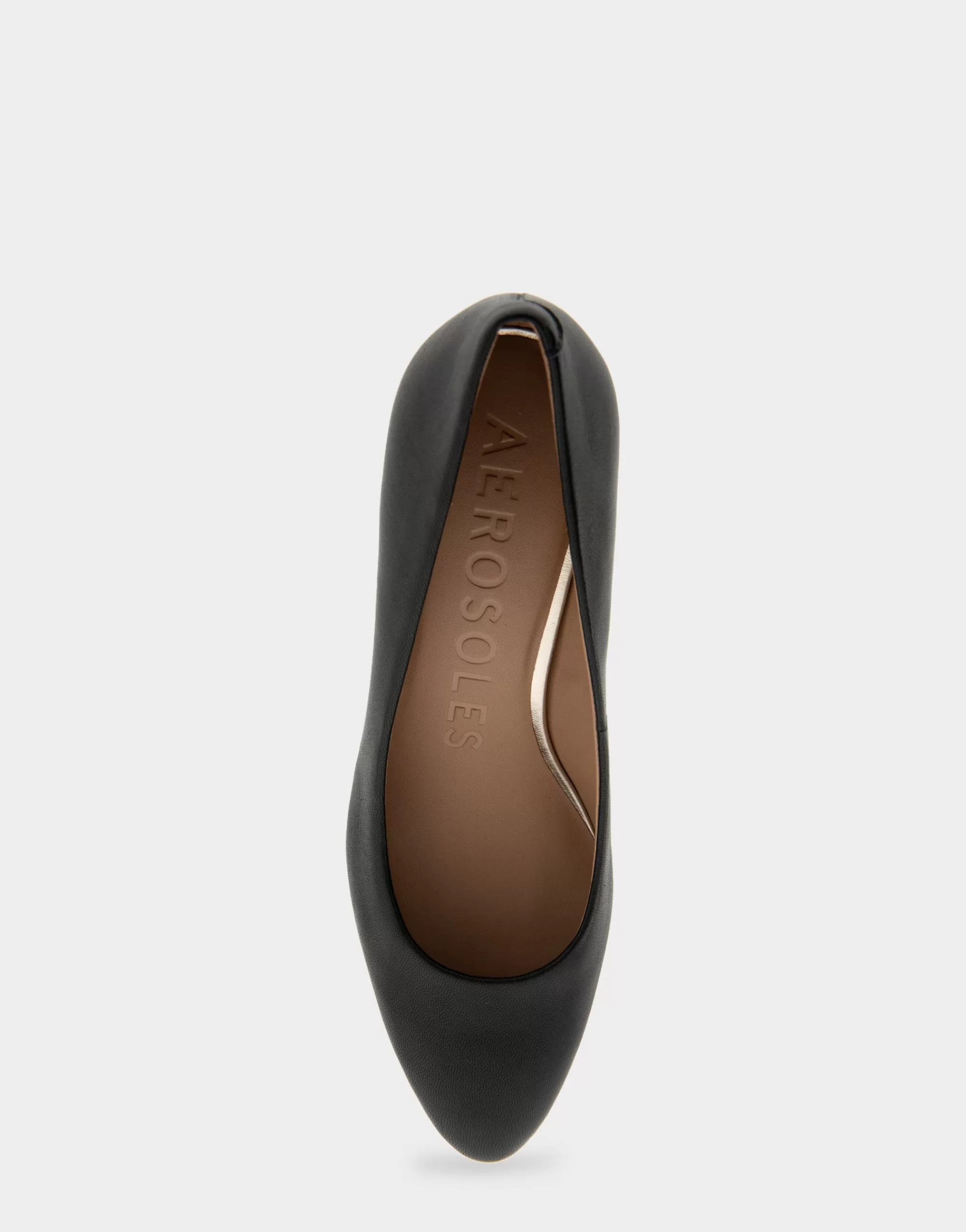 Aerosoles Clogs & Mules | Pumps*Comfortable Women's Mid Heel Pump in Genuine Black Leather