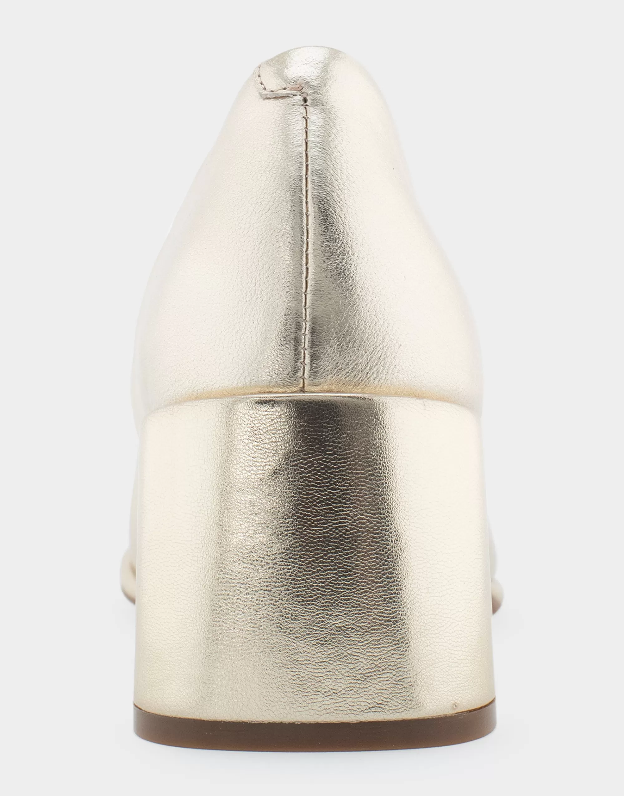 Aerosoles Clogs & Mules | Pumps*Comfortable Women's Mid Heel Pump in Gold Genuine Leather
