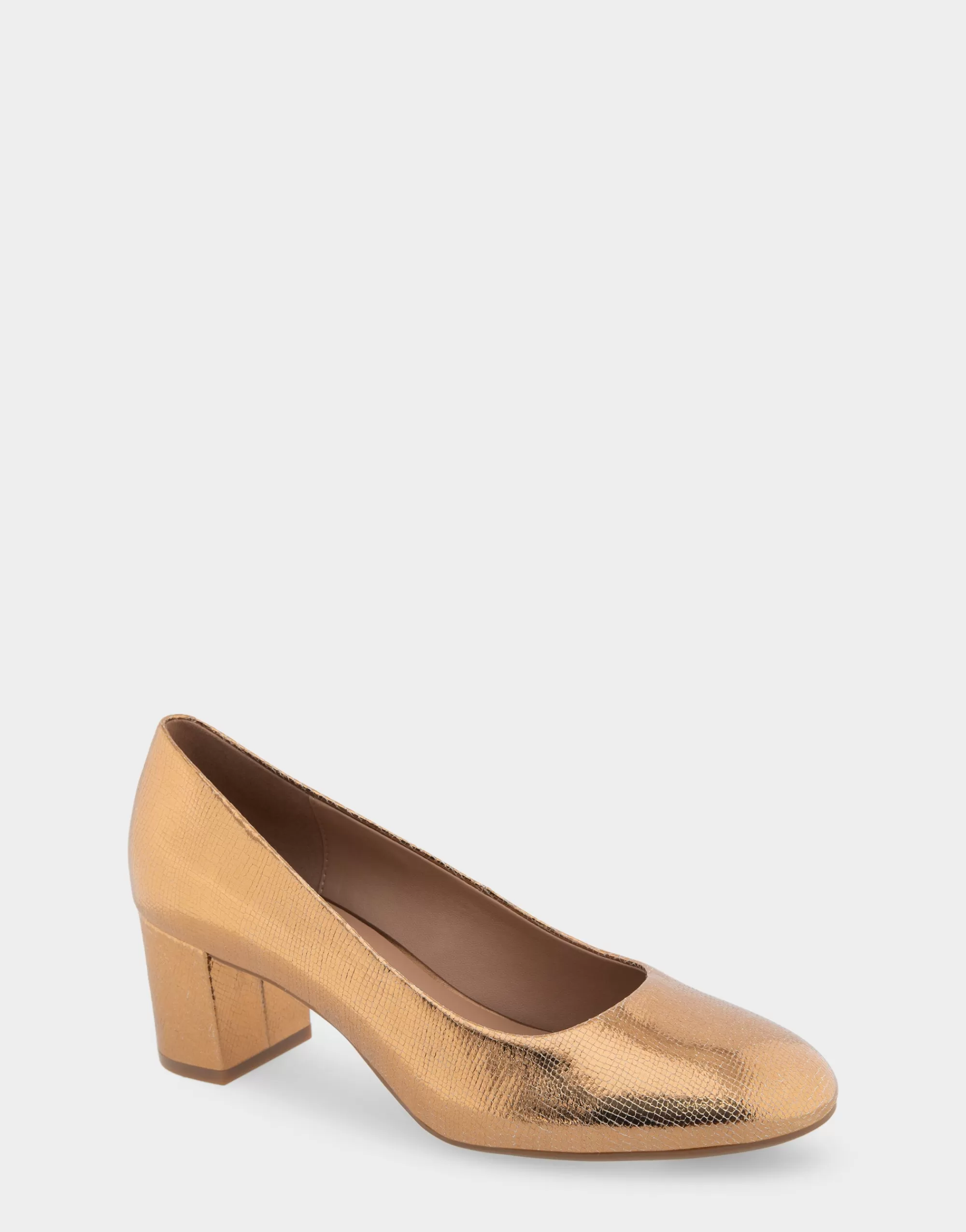 Aerosoles Clogs & Mules | Pumps*Comfortable Women's Mid Heel Pump in Light Bronze Leather