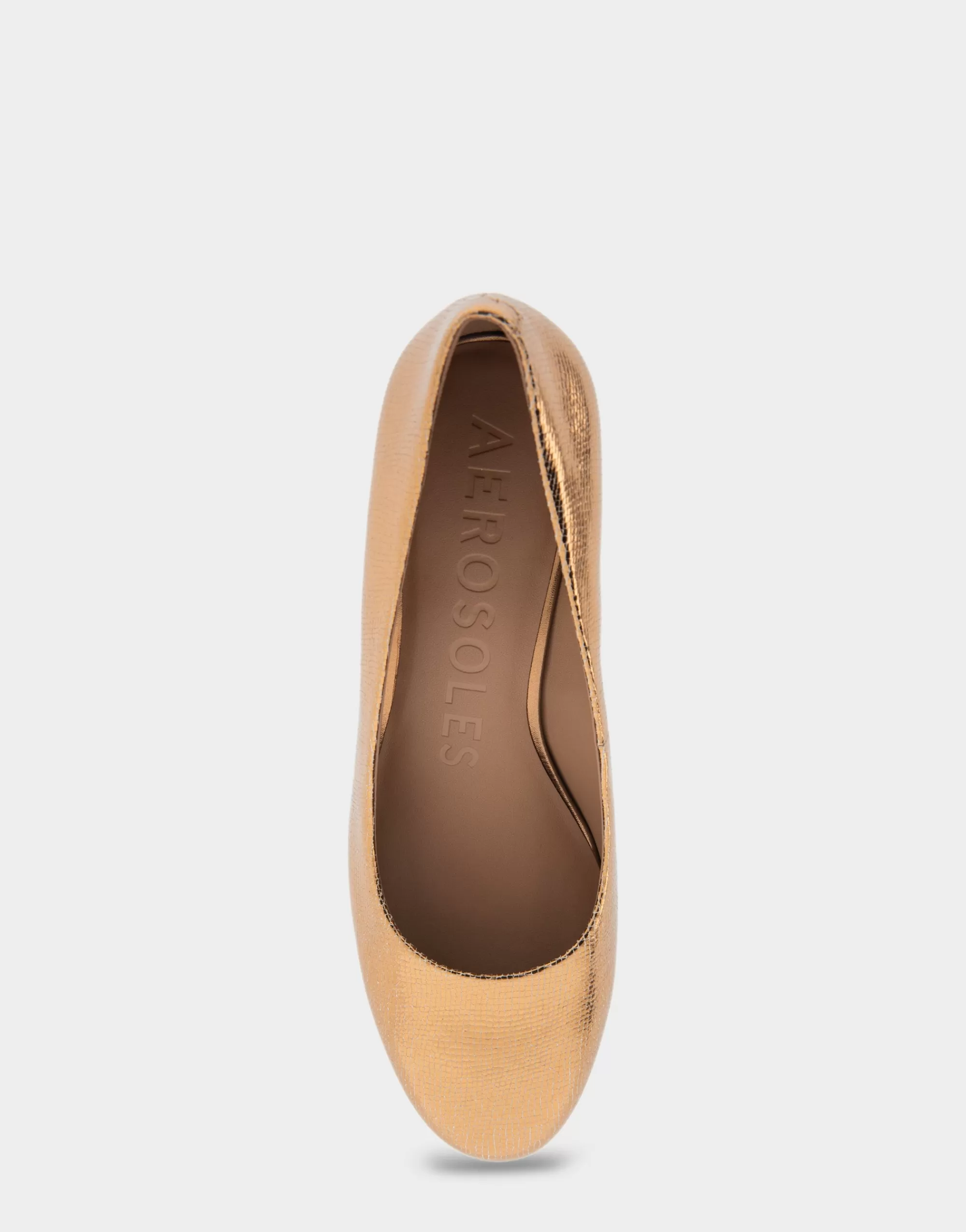 Aerosoles Clogs & Mules | Pumps*Comfortable Women's Mid Heel Pump in Light Bronze Leather