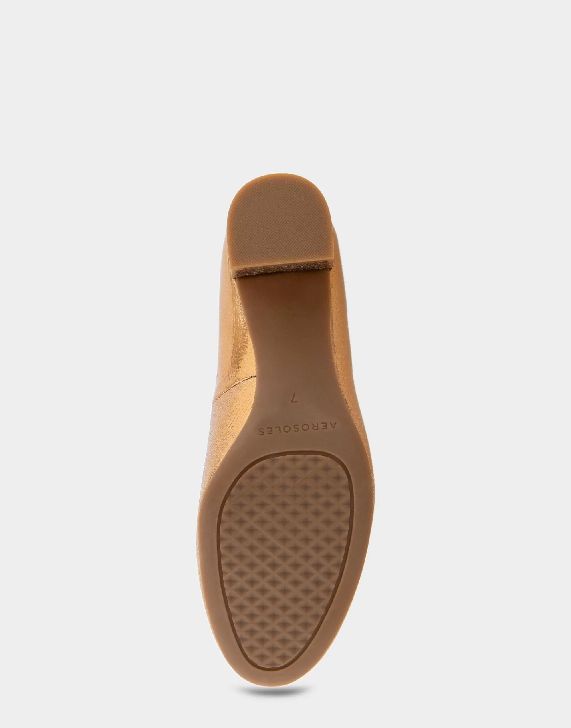 Aerosoles Clogs & Mules | Pumps*Comfortable Women's Mid Heel Pump in Light Bronze Leather