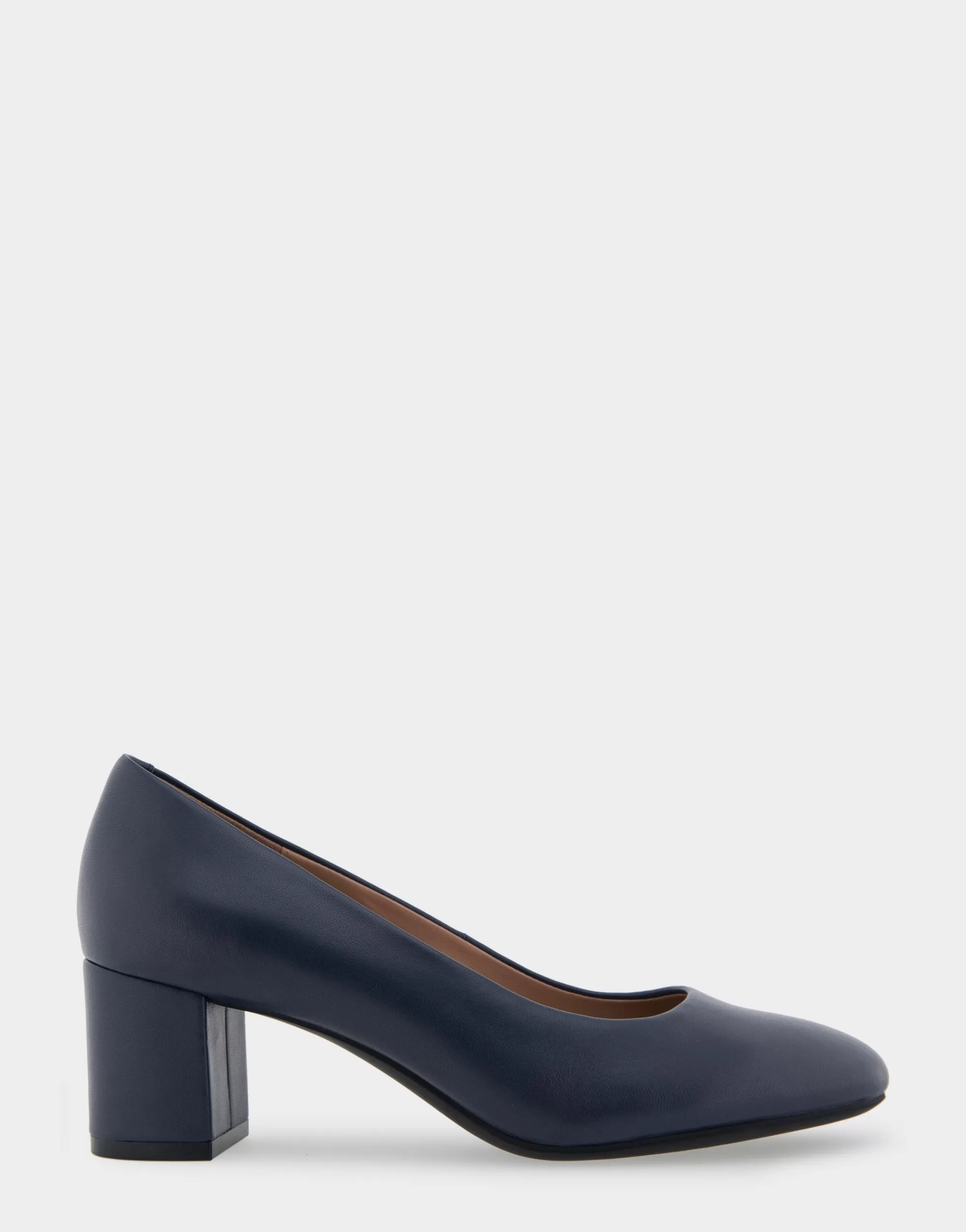 Aerosoles Clogs & Mules | Pumps*Comfortable Women's Mid Heel Pump in Navy Genuine Leather