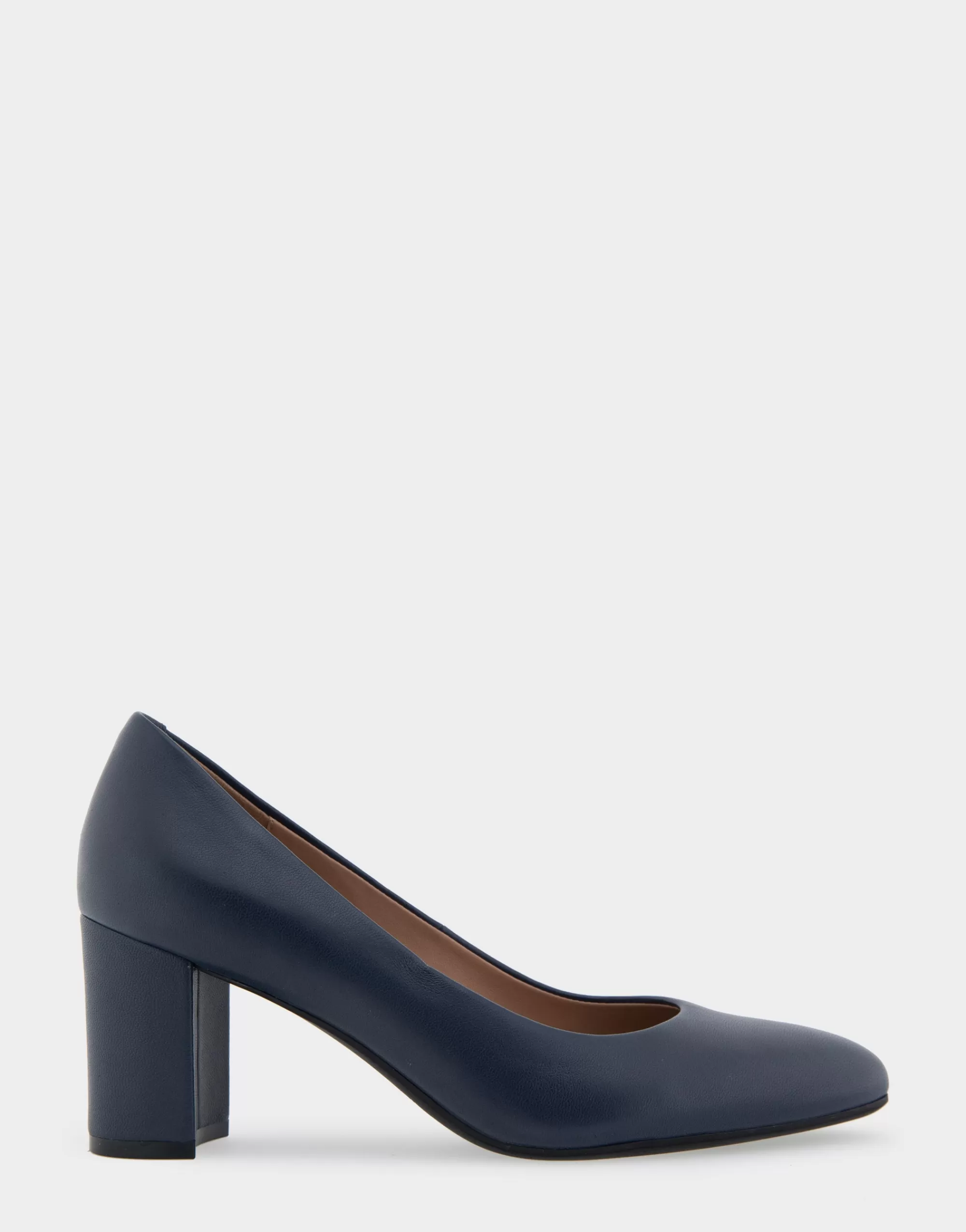 Aerosoles Clogs & Mules | Pumps*Comfortable Women's Mid Heel Pump in Navy Genuine Leather